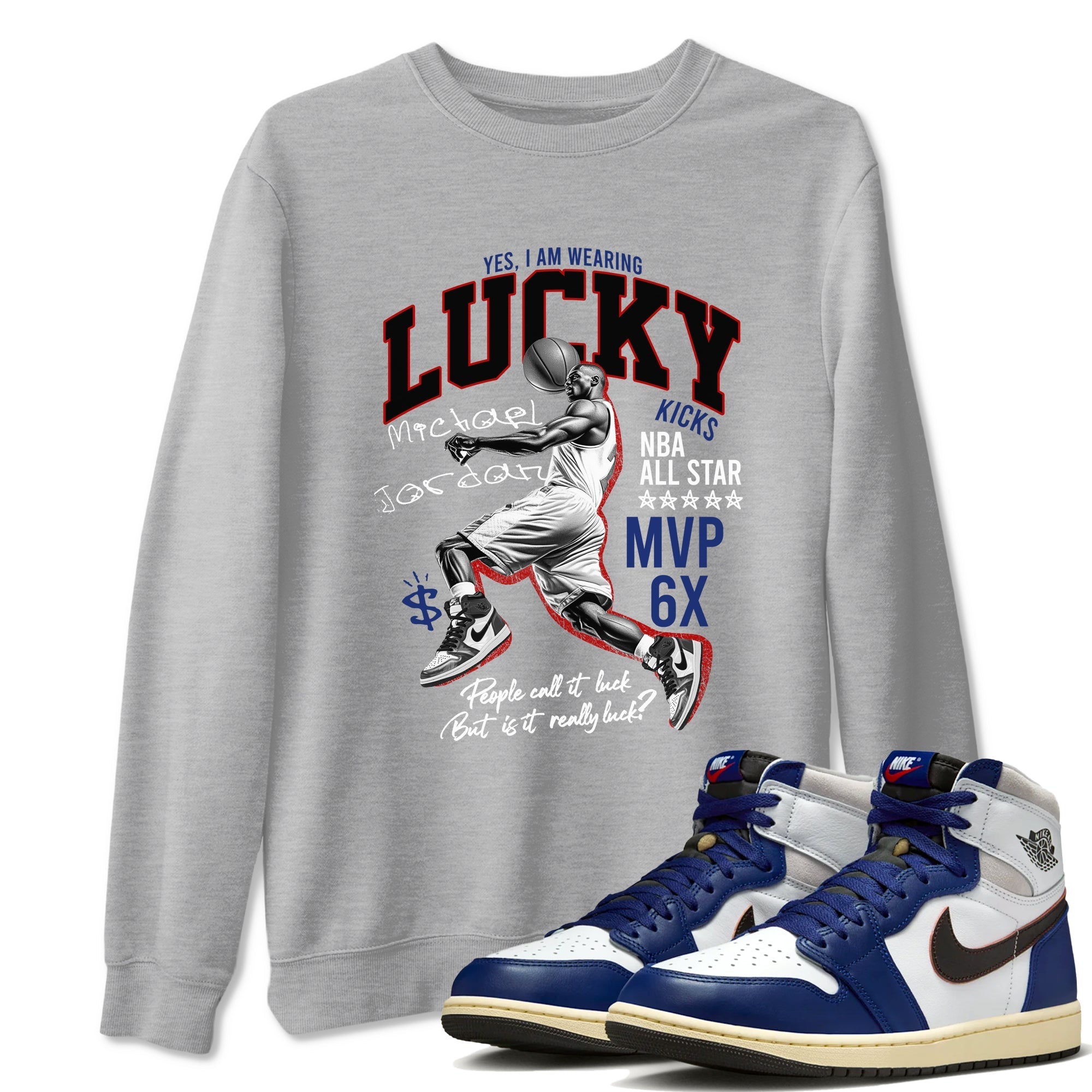 Lucky Player snkmatch Tees - Air Jordan 1 Rare Air
