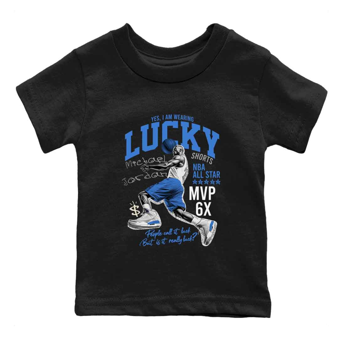 Lucky Player snkmatch Tees Kids - Air Jordan 3 Lucky Shorts