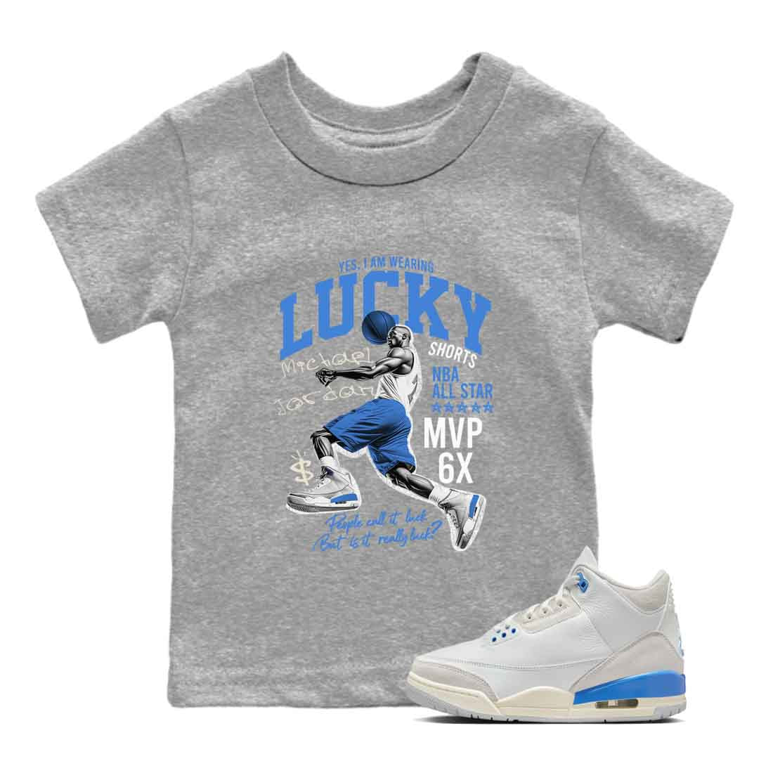 Lucky Player snkmatch Tees Kids - Air Jordan 3 Lucky Shorts