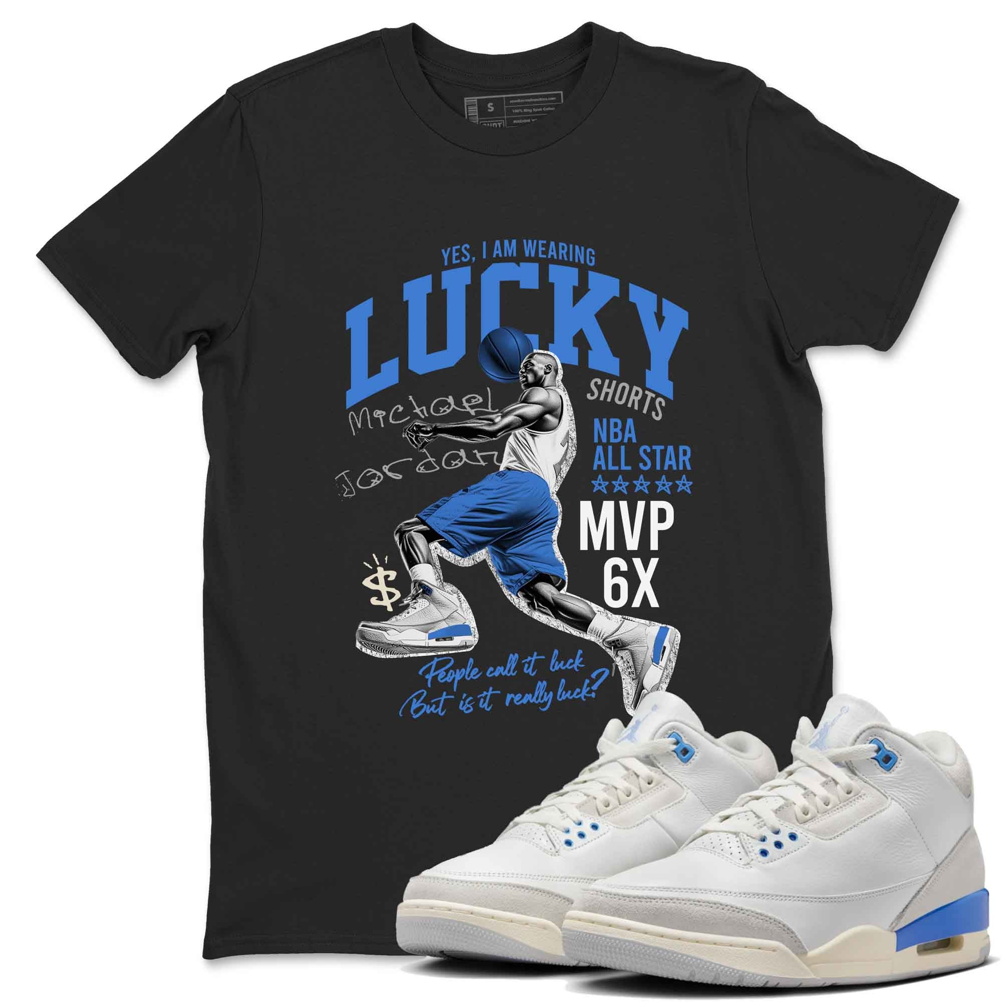 Lucky Player snkmatch Tees - Air Jordan 3 Lucky Shorts
