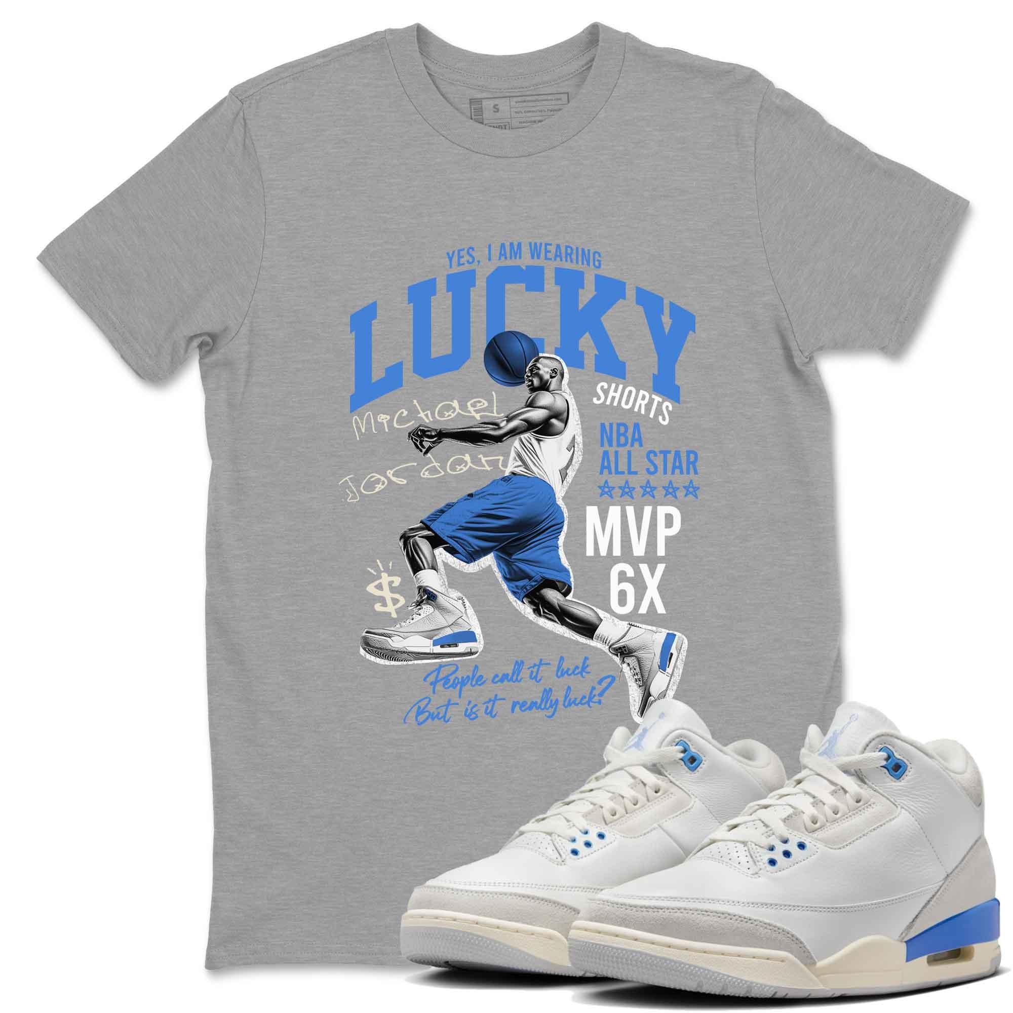 Lucky Player snkmatch Tees - Air Jordan 3 Lucky Shorts