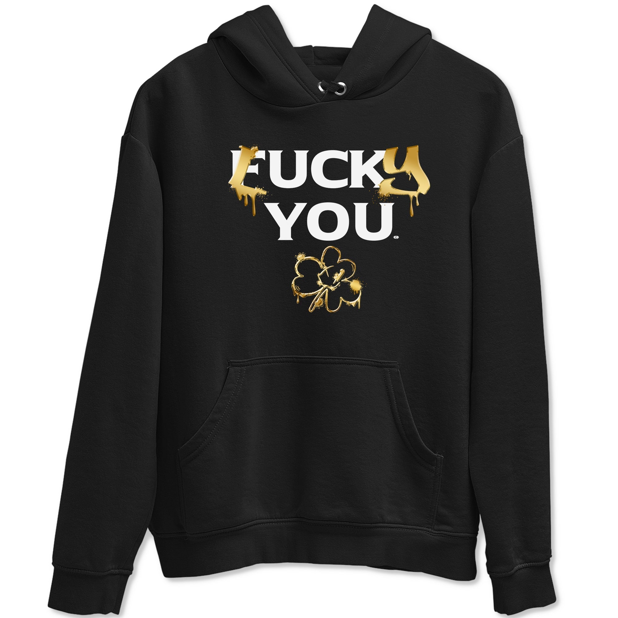 Lucky You snkmatch Tees - Air Jordan 1 Black Metallic Gold