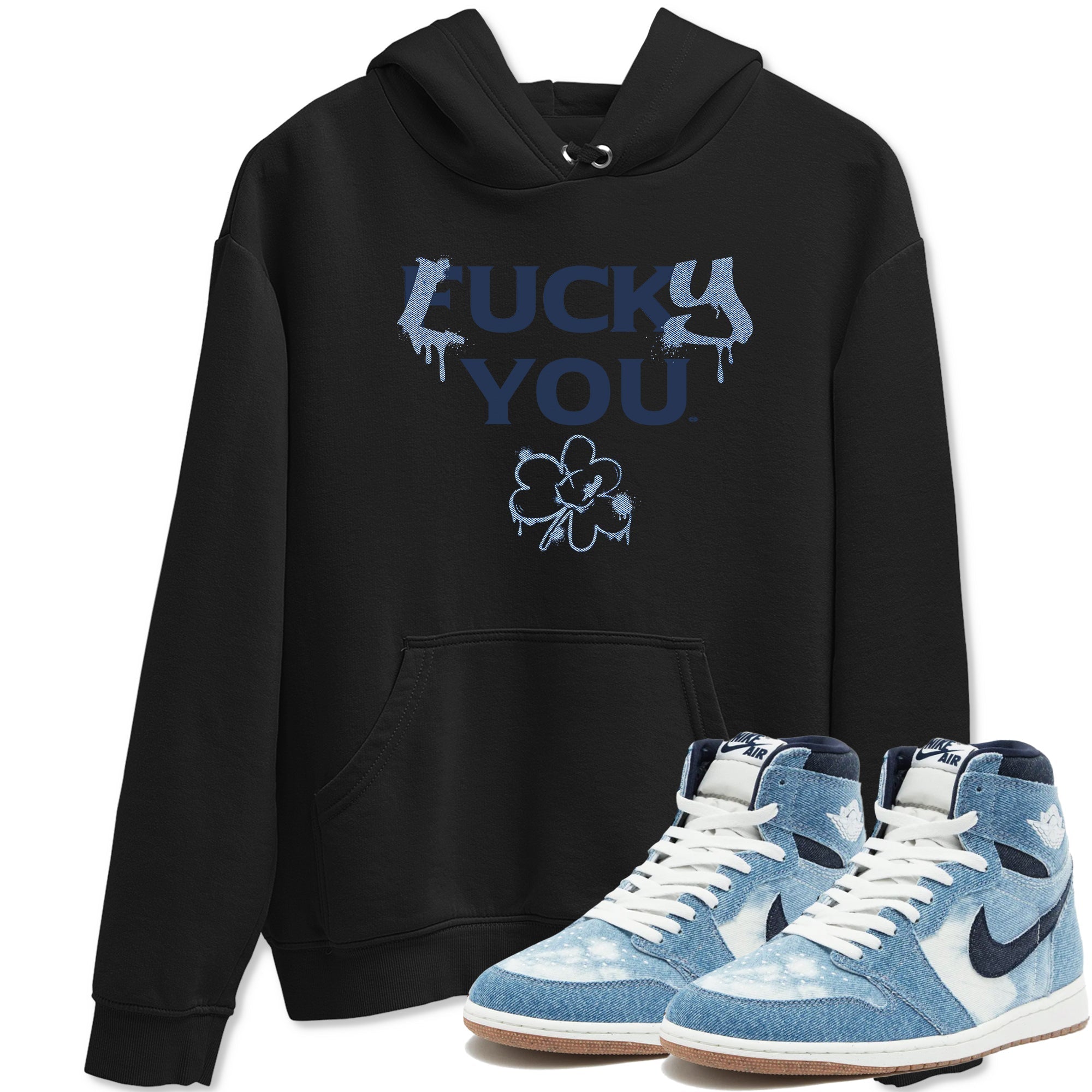 Lucky You snkmatch Tees - Air Jordan 1 Denim 2024