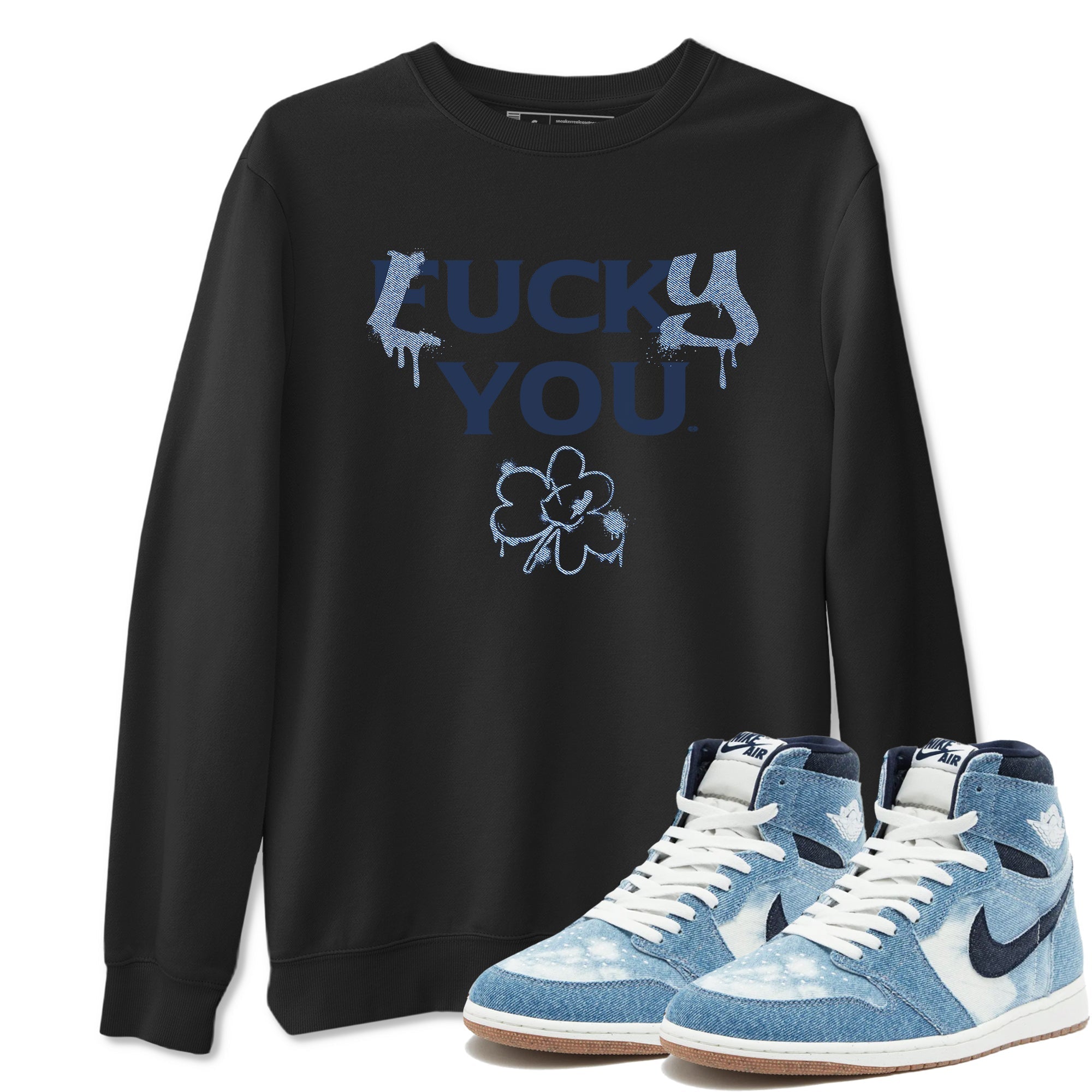 Lucky You snkmatch Tees - Air Jordan 1 Denim 2024
