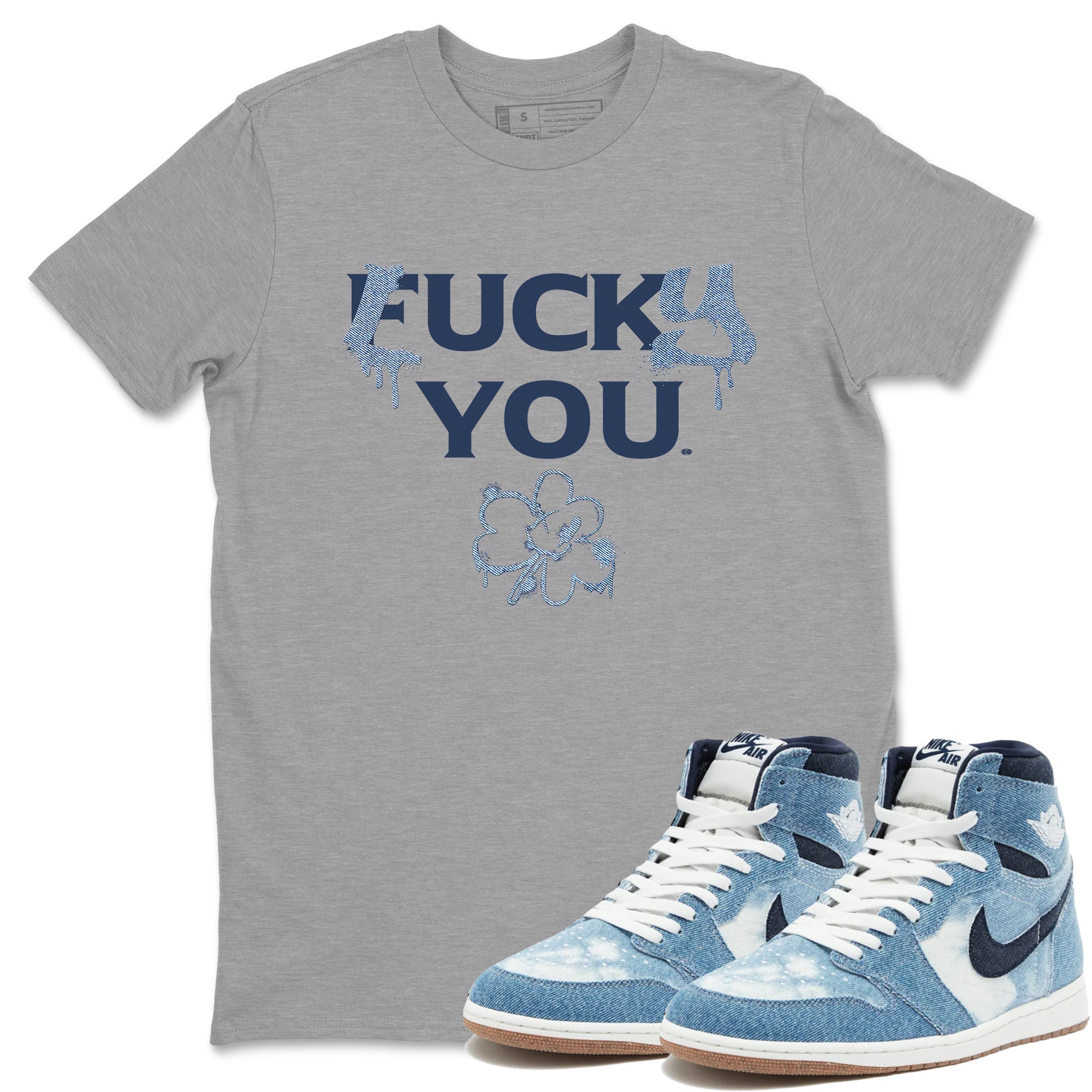 Lucky You snkmatch Tees - Air Jordan 1 Denim 2024