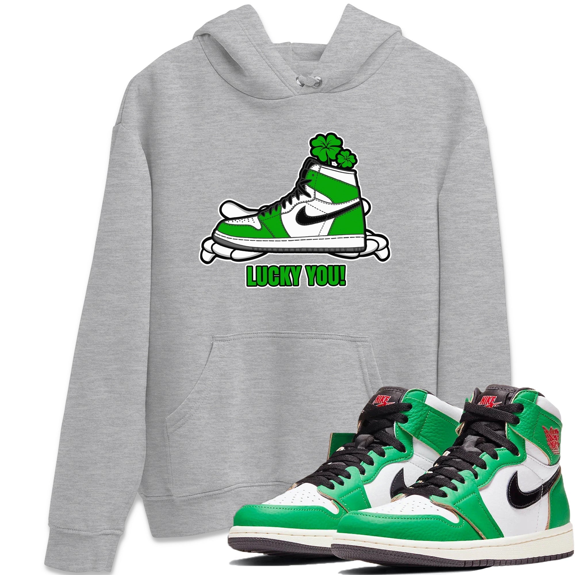 Lucky You snkmatch Tee - Air Jordan 1 Lucky Green