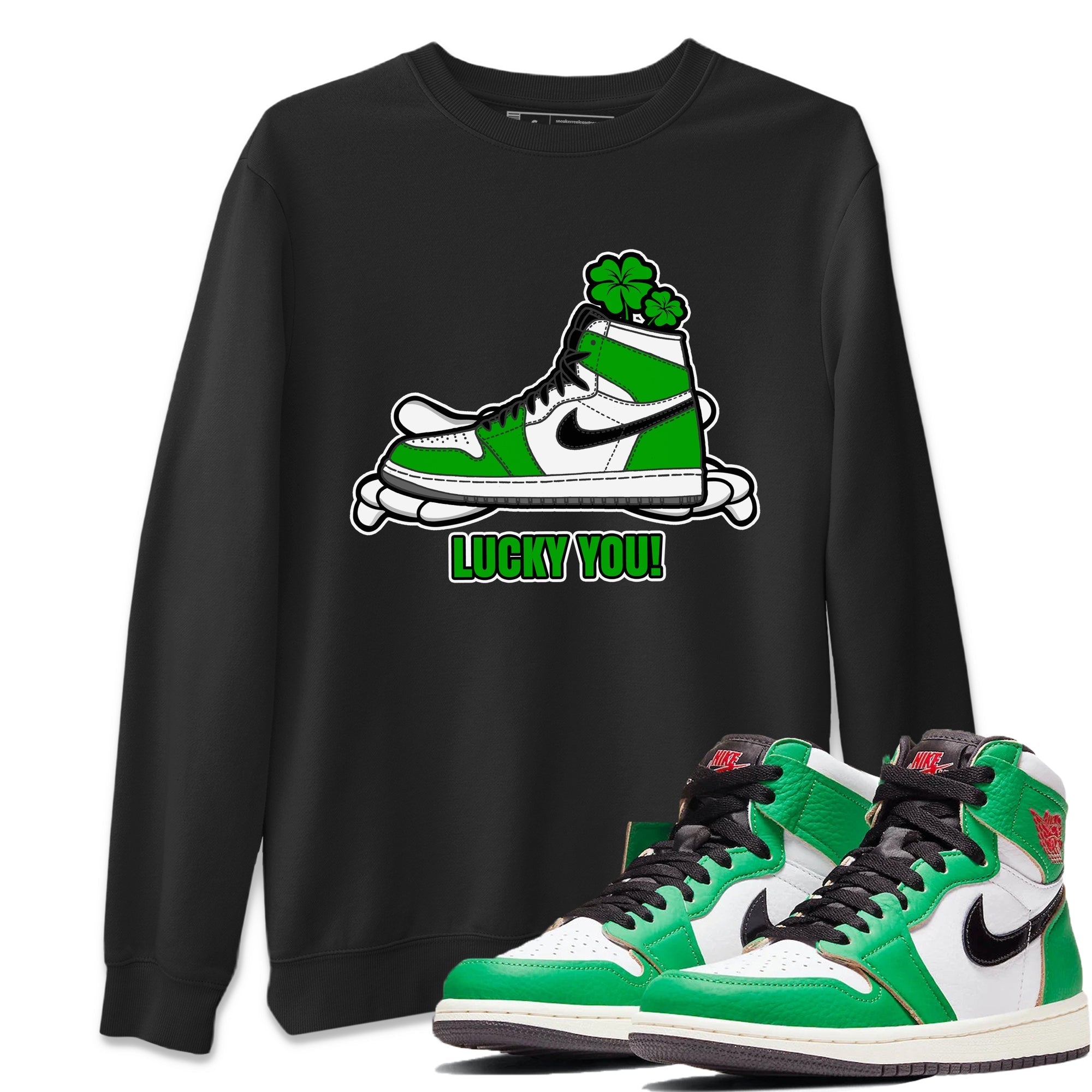 Lucky You snkmatch Tee - Air Jordan 1 Lucky Green