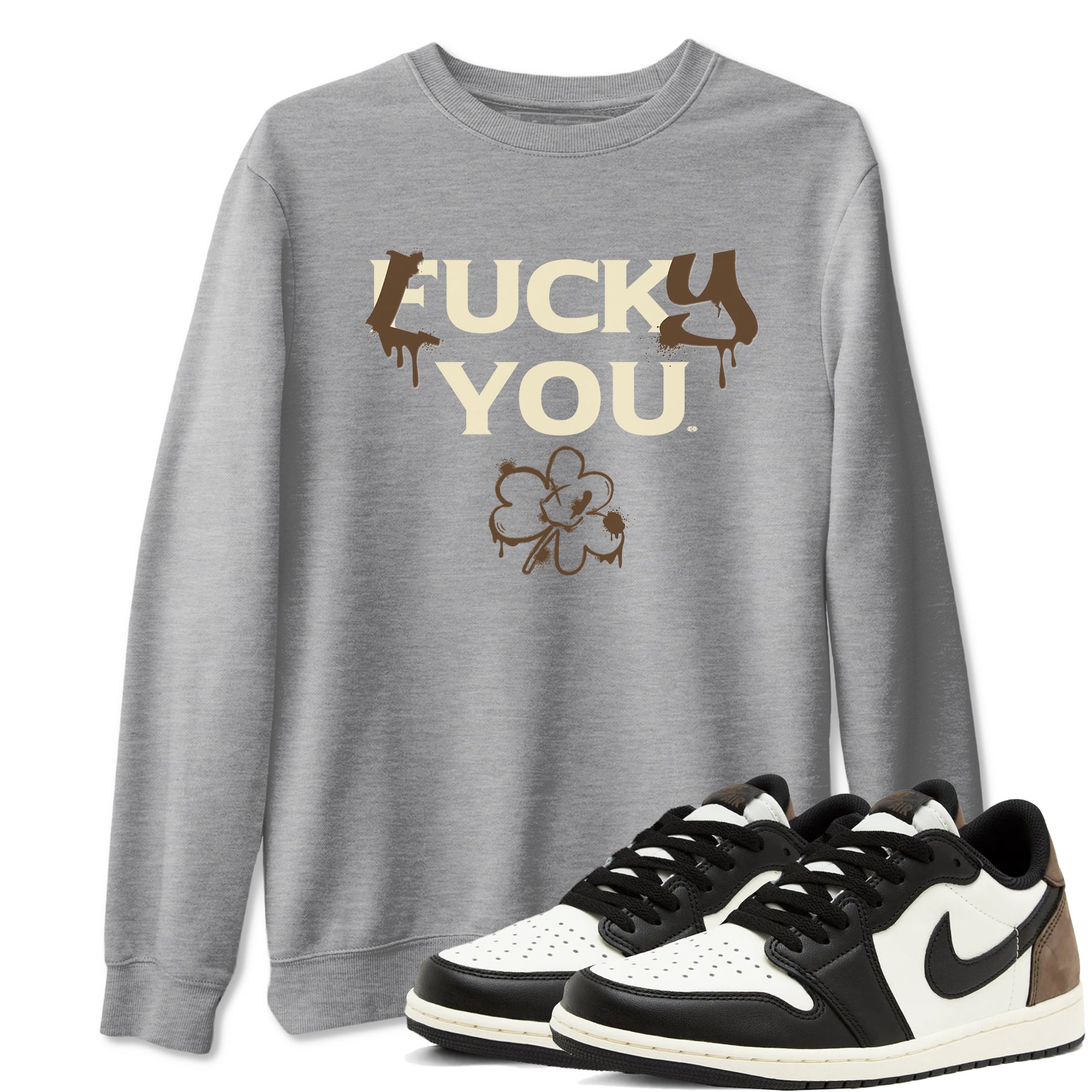 Lucky You snkmatch Tees - Air Jordan 1 Mocha