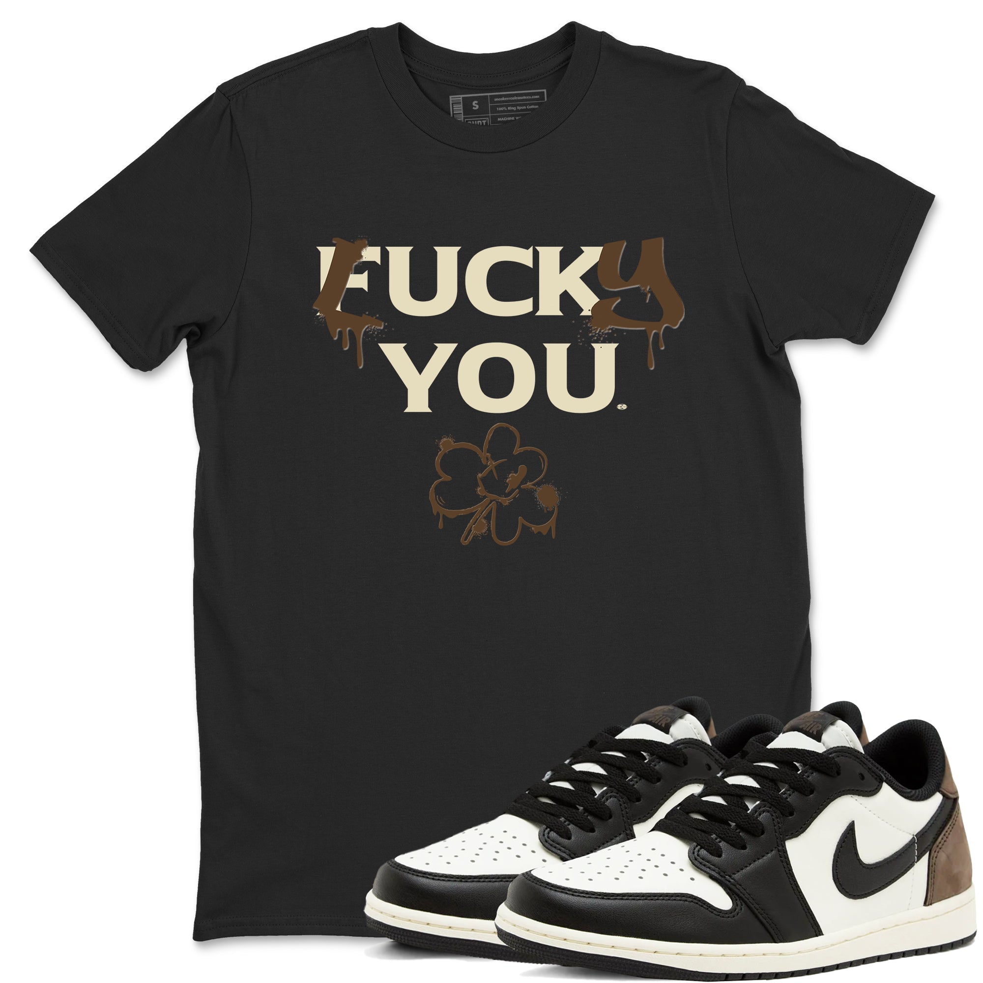 Lucky You snkmatch Tees - Air Jordan 1 Mocha