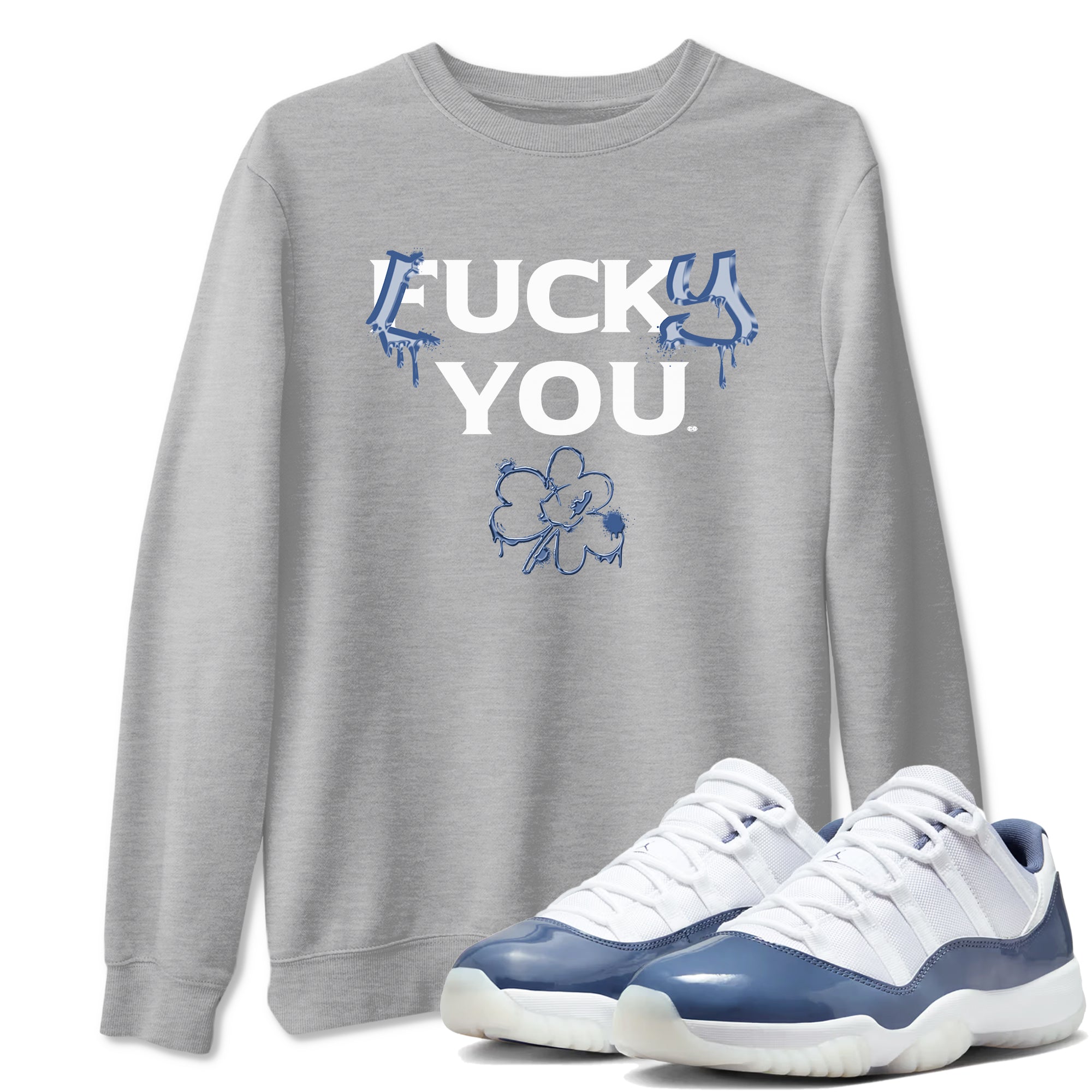Lucky you snkmatch Tees - Air Jordan 11 Diffused Blue