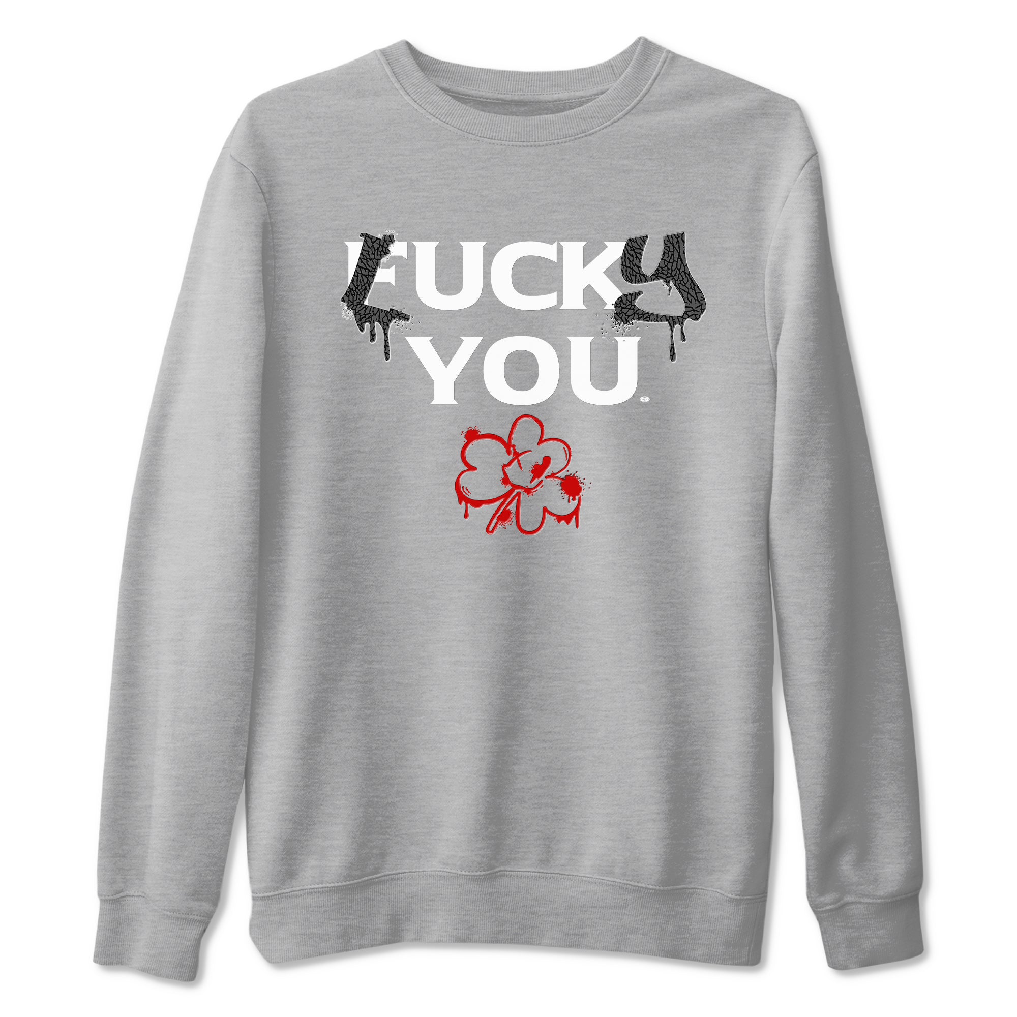 Lucky You snkmatch Tees - Air Jordan 3 Cement Grey