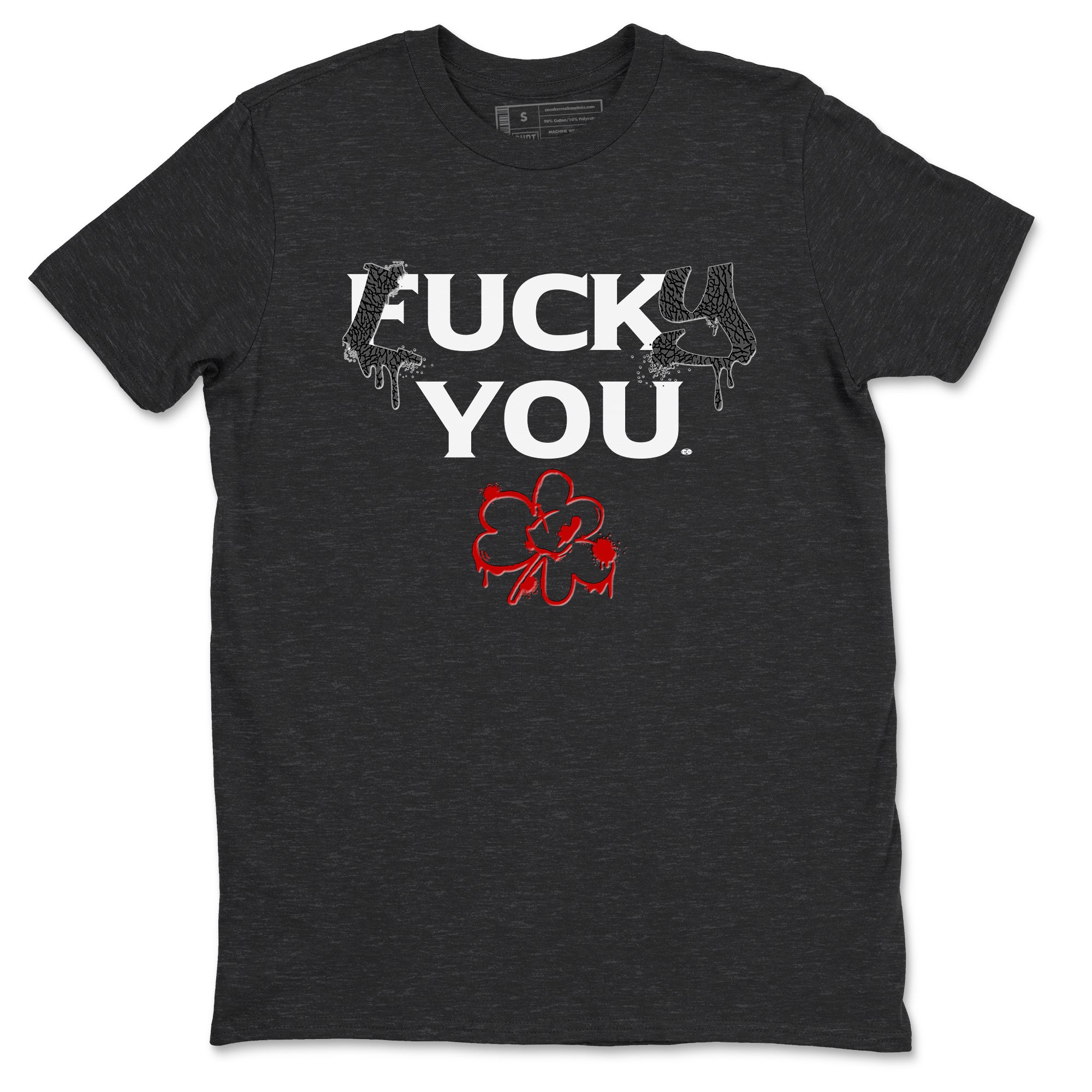 Lucky You snkmatch Tees - Air Jordan 3 Cement Grey