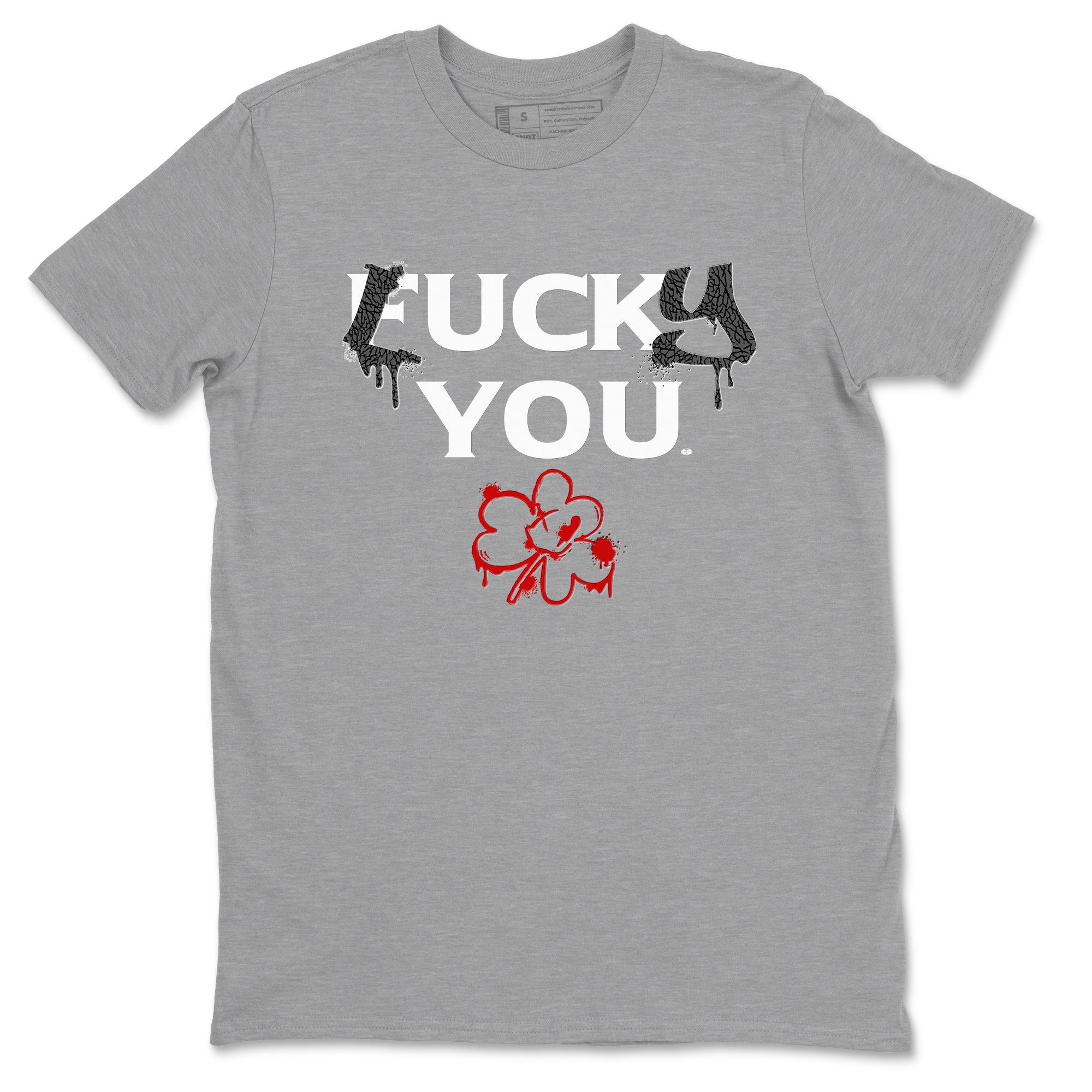 Lucky You snkmatch Tees - Air Jordan 3 Cement Grey