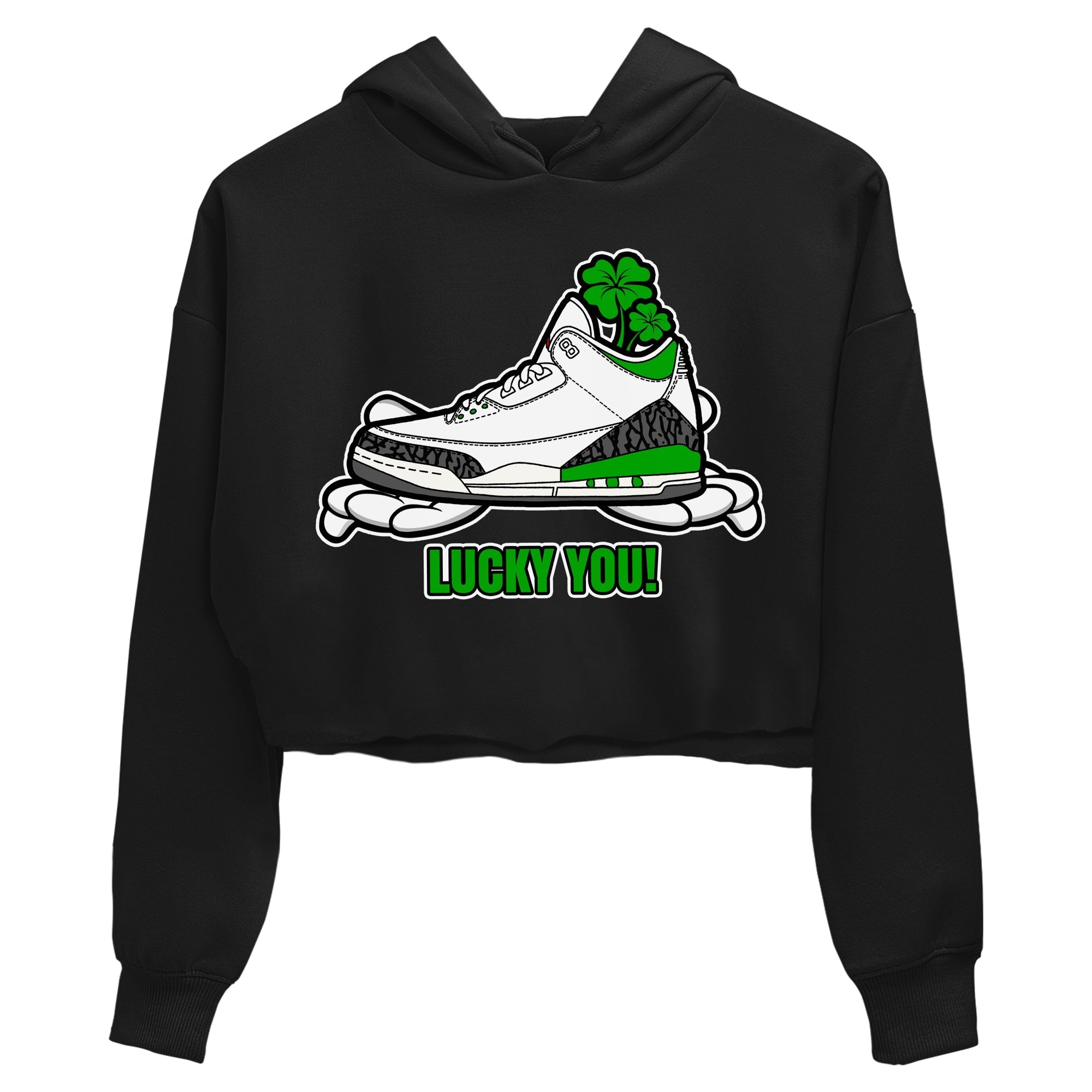 Lucky You snkmatch Women's Top - Air Jordan 3 Lucky Green