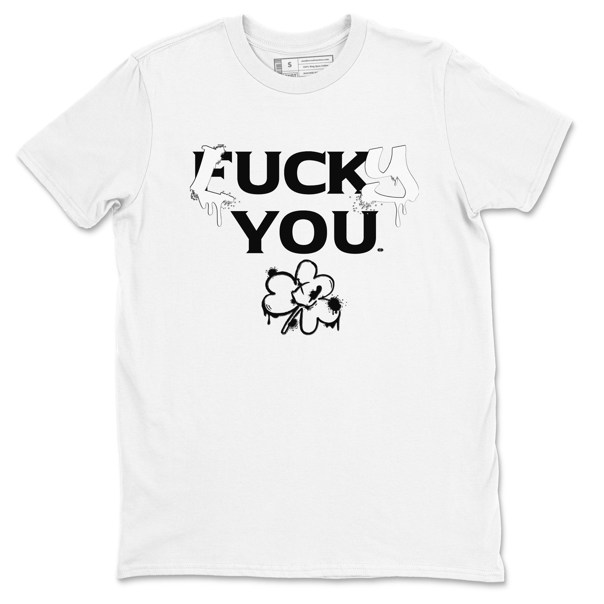 Lucky You snkmatch Tees - Air Jordan 4 White Thunder