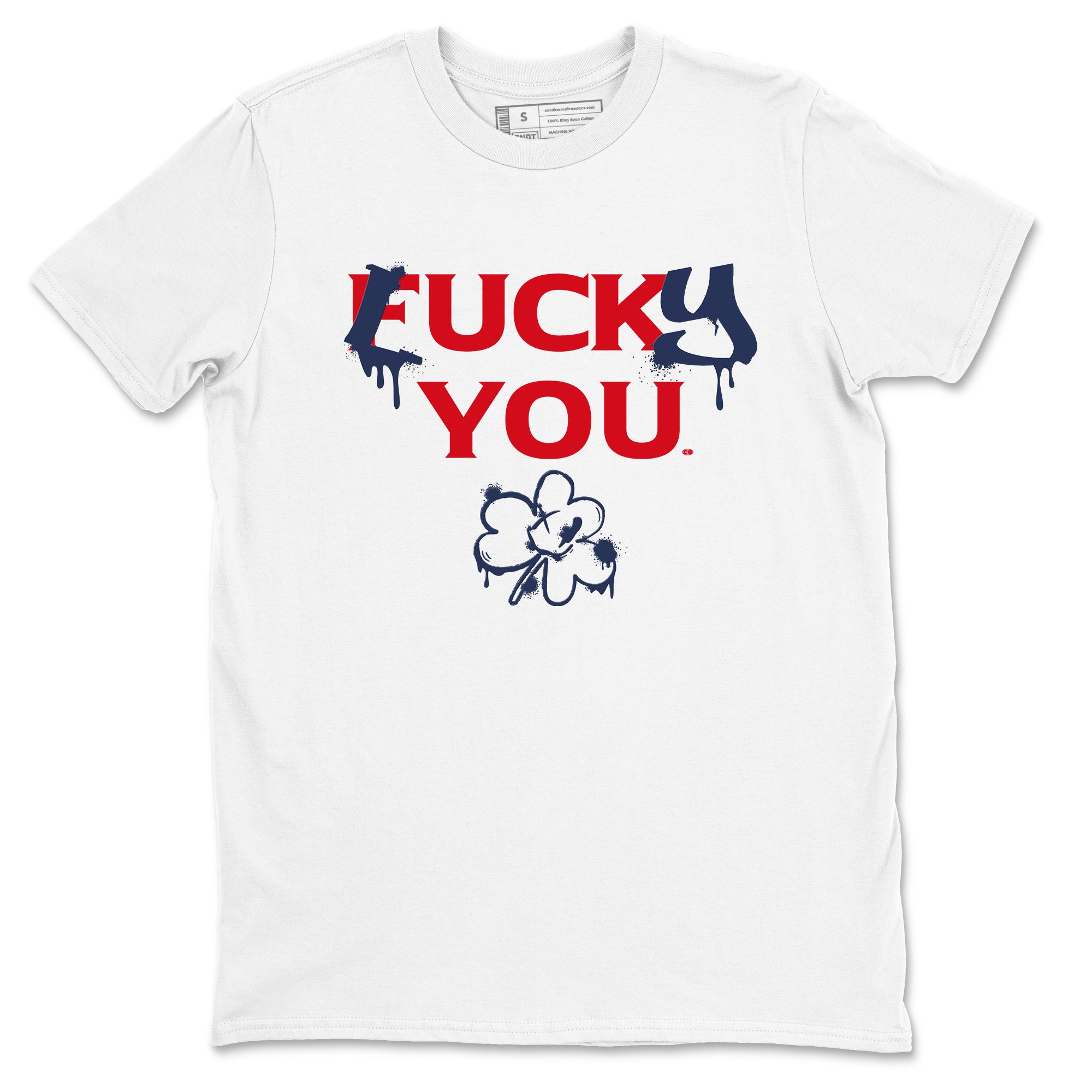 Lucky You snkmatch Tees - Air Jordan 6 White And Midnight Navy