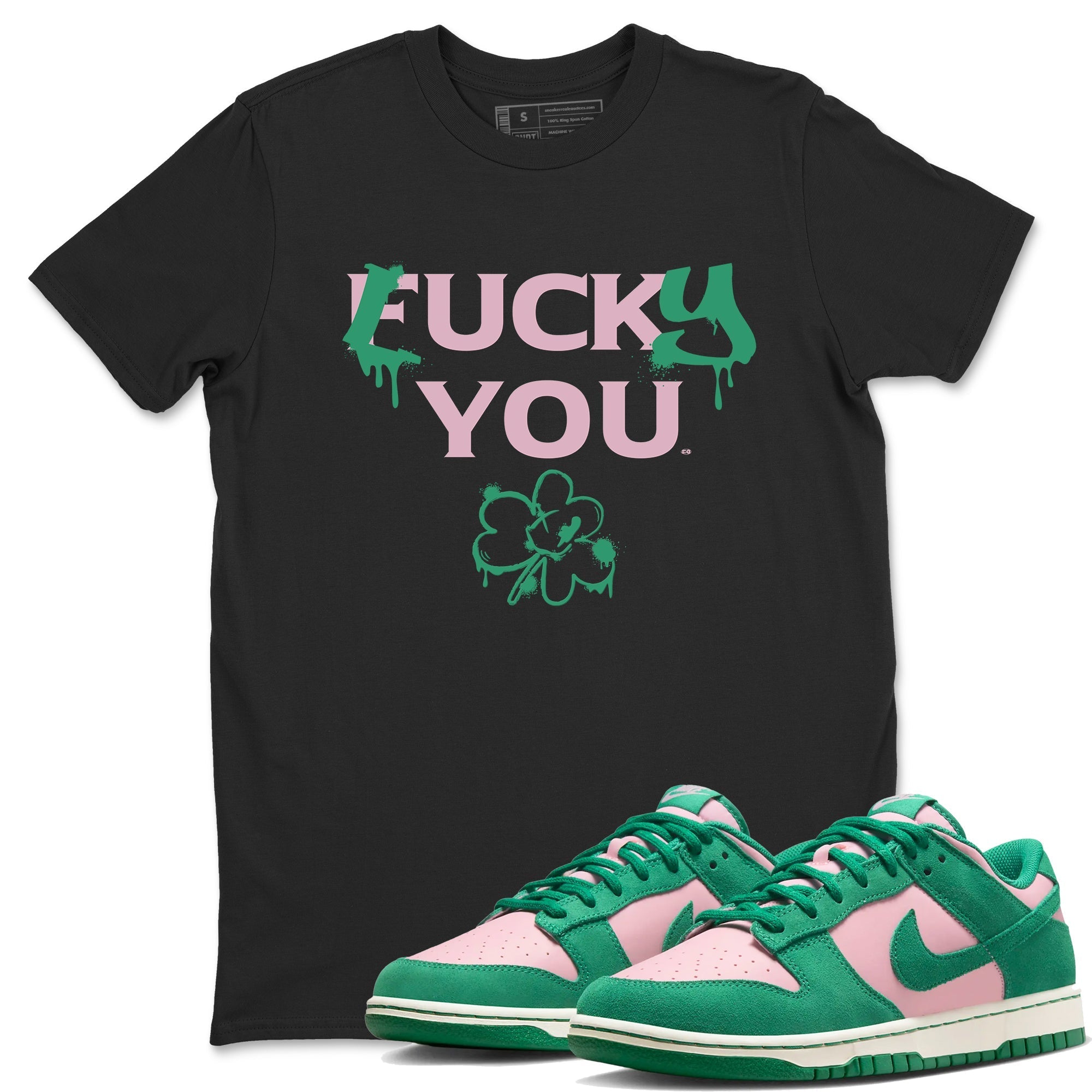 Lucky You snkmatch Tees - Dunk Medium Soft Pink Malachite