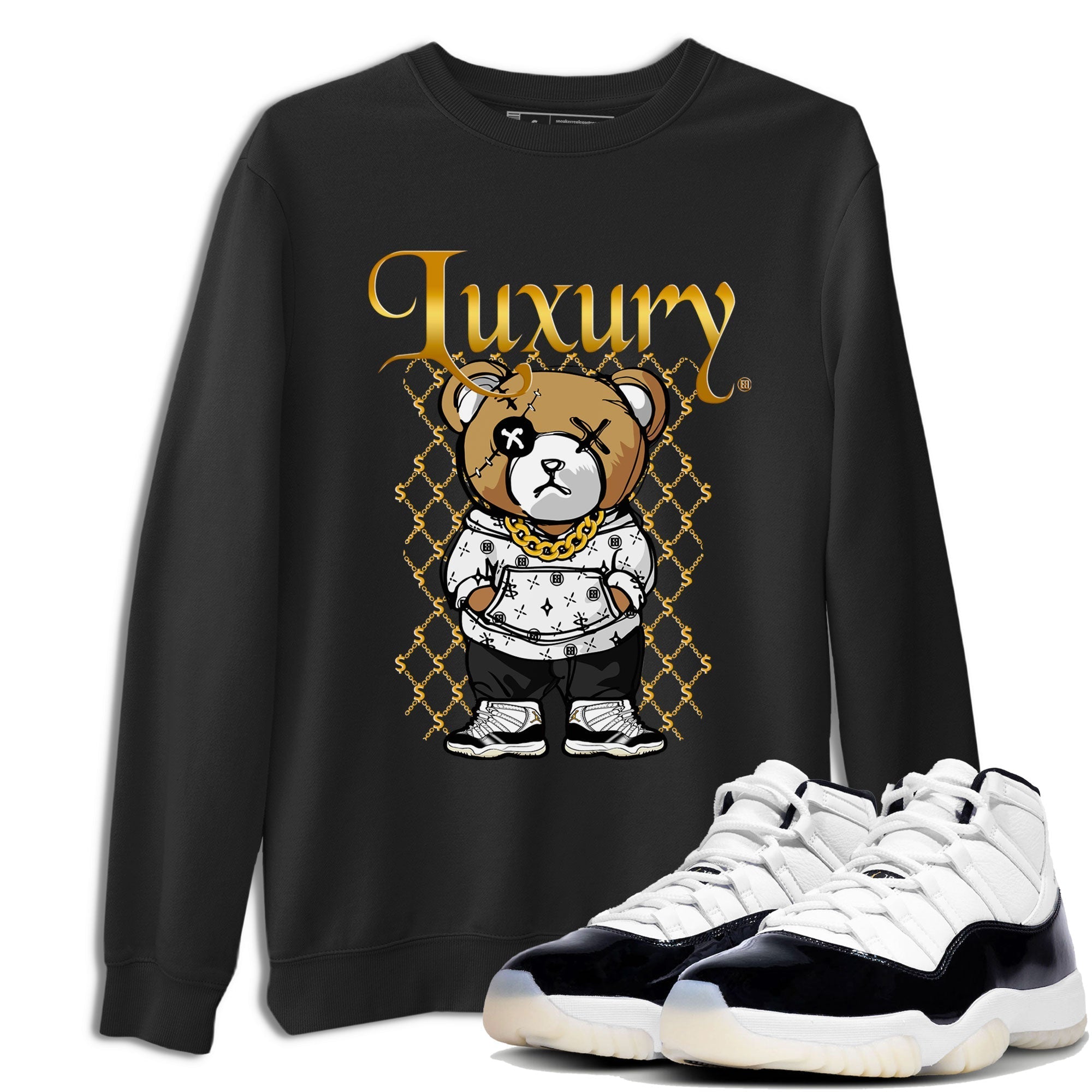 Luxury Bear snkmatch Tees - Air Jordan 11 Gratitude