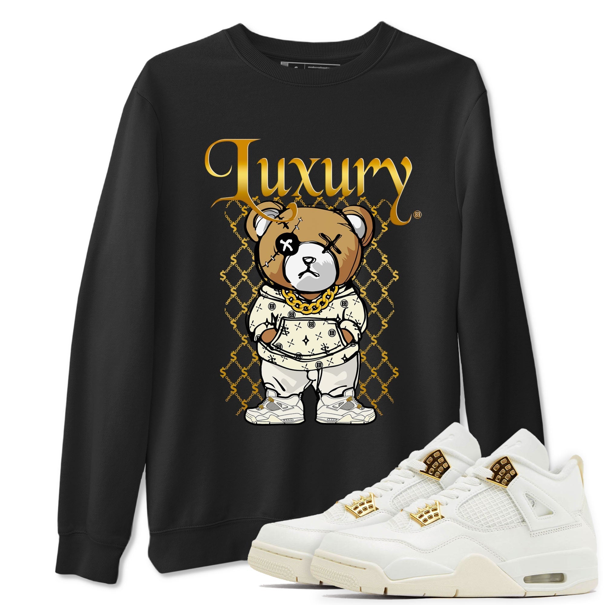 Luxury Bear snkmatch Tees - Air Jordan 4 Sail 2024