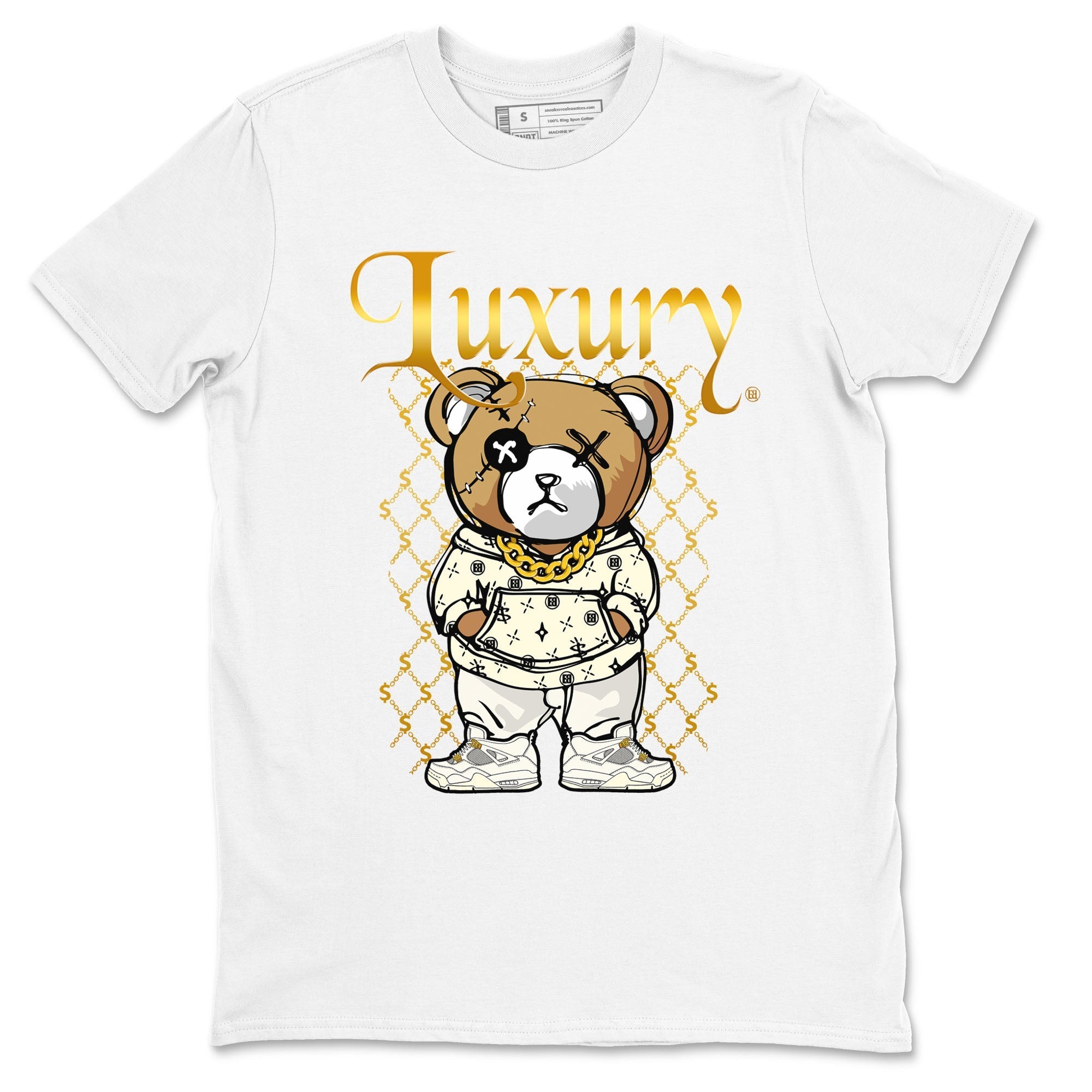 Luxury Bear snkmatch Tees - Air Jordan 4 Sail 2024