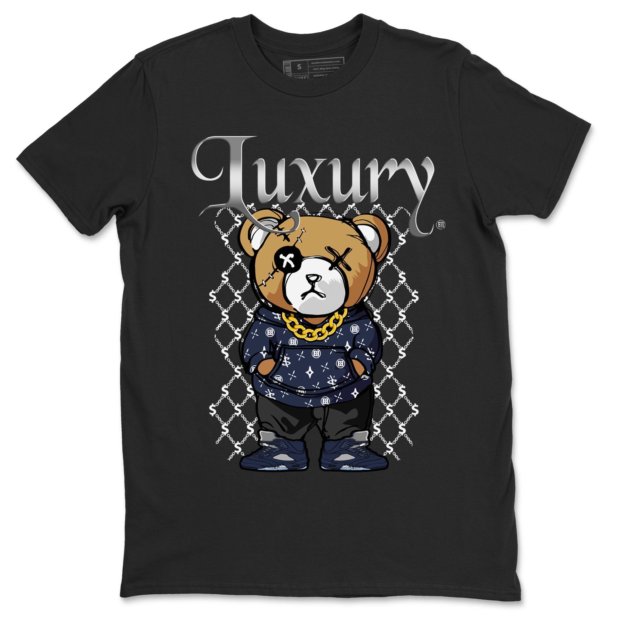 Luxury Bear snkmatch Tee - Air Jordan 5 Georgetown