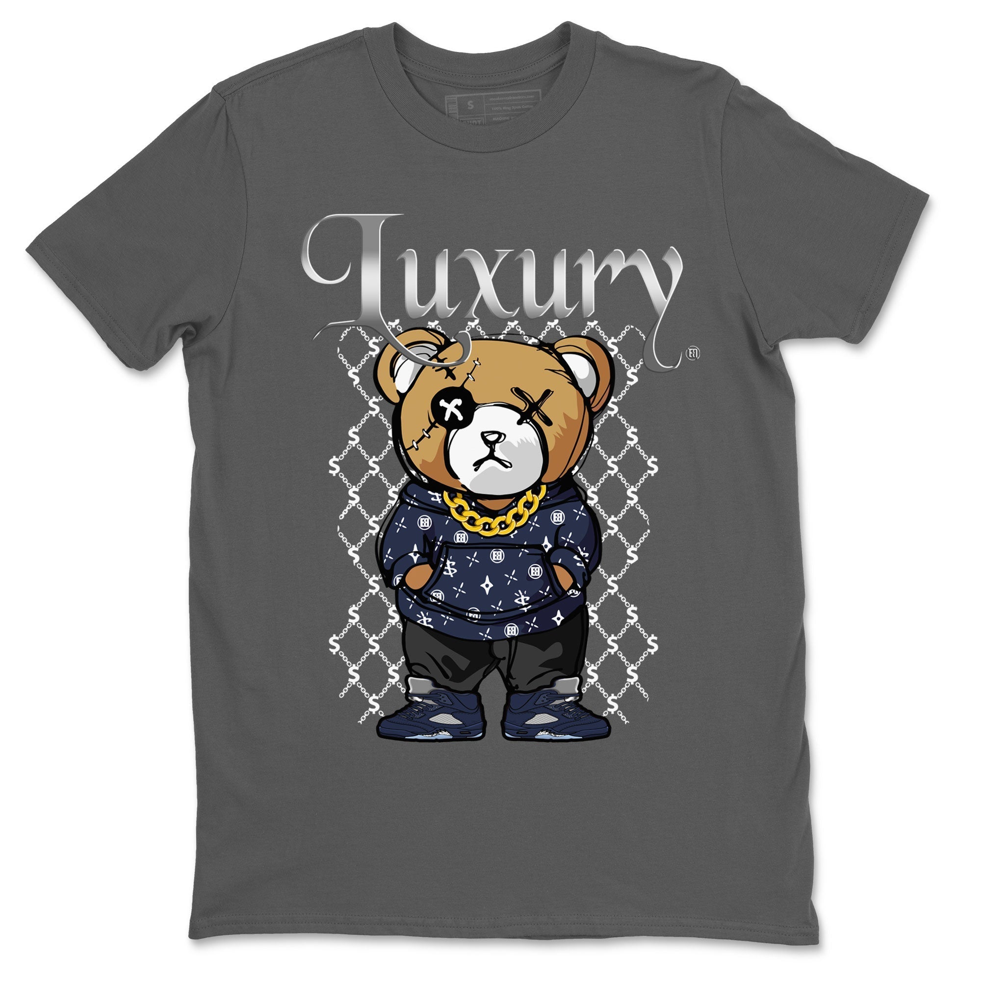 Luxury Bear snkmatch Tee - Air Jordan 5 Georgetown