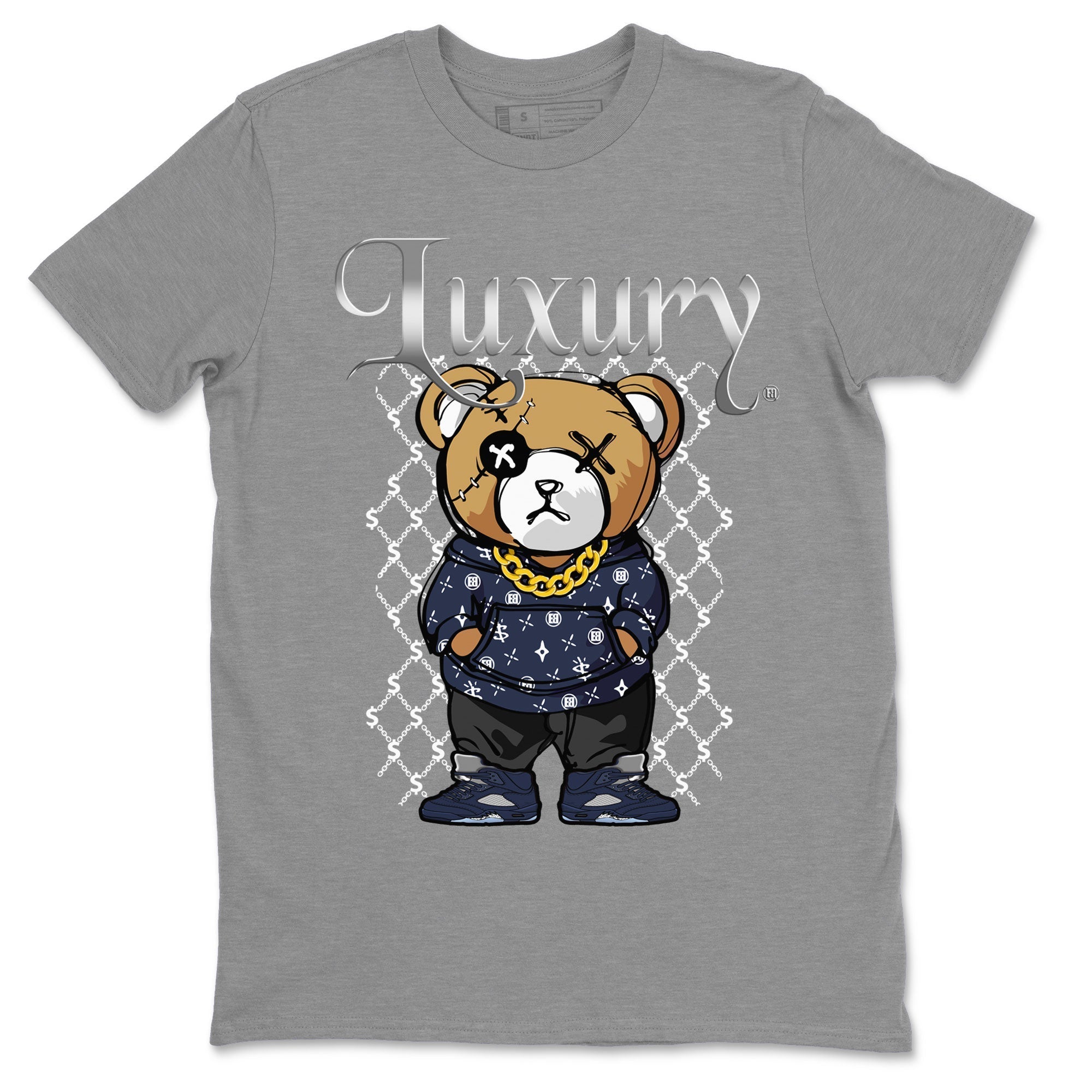 Luxury Bear snkmatch Tee - Air Jordan 5 Georgetown