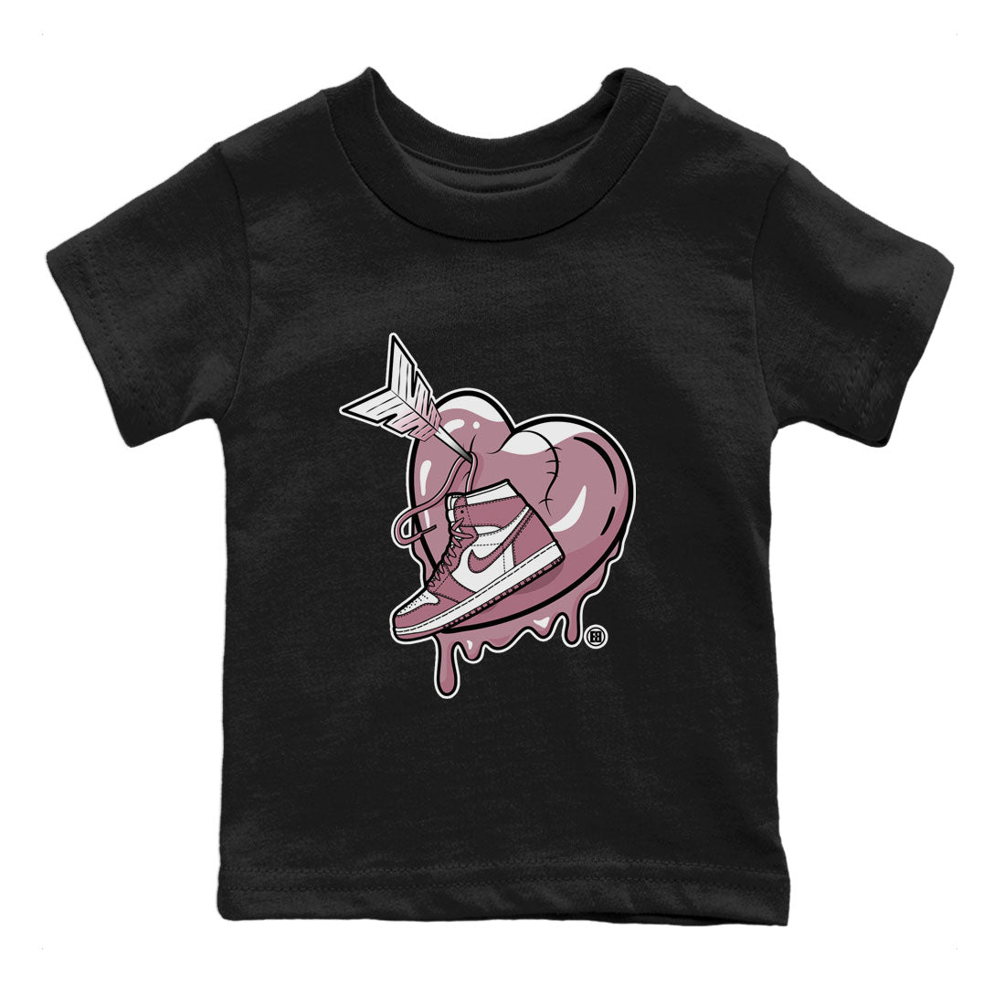 Mad In Love snkmatch Tee Kids - Air Jordan 1 Mauve