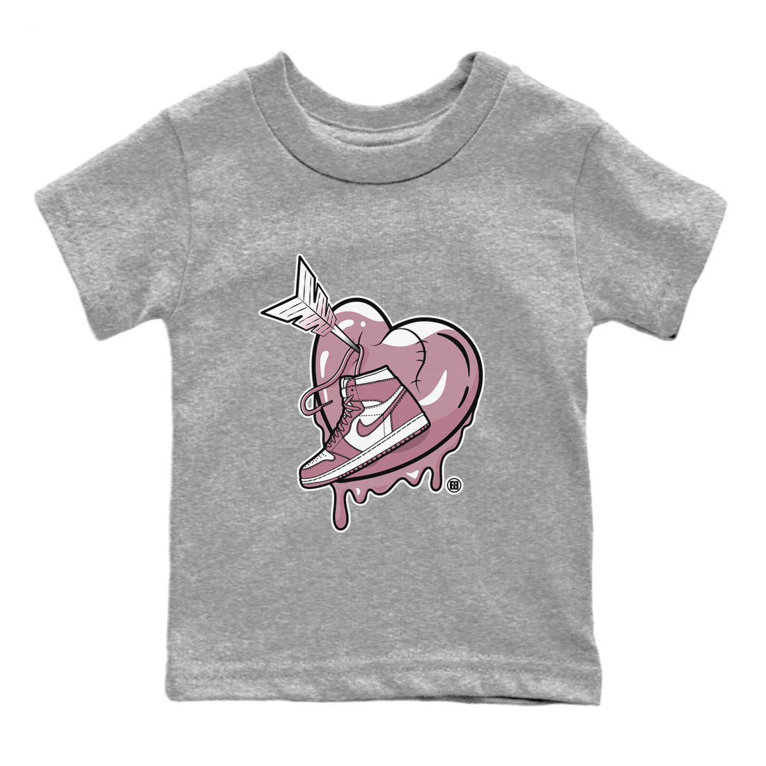 Mad In Love snkmatch Tee Kids - Air Jordan 1 Mauve