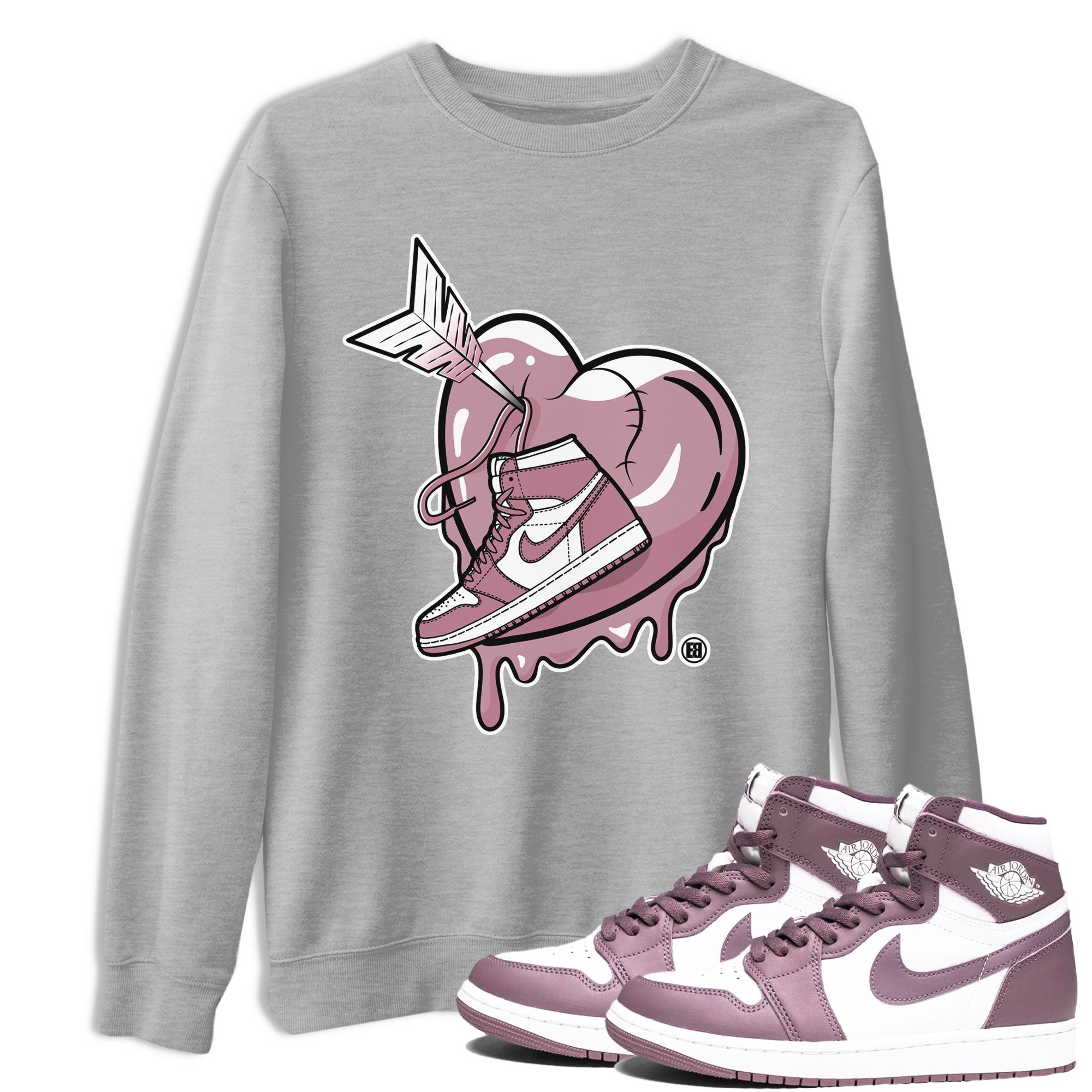 Mad In Love snkmatch Tee - Air Jordan 1 Mauve