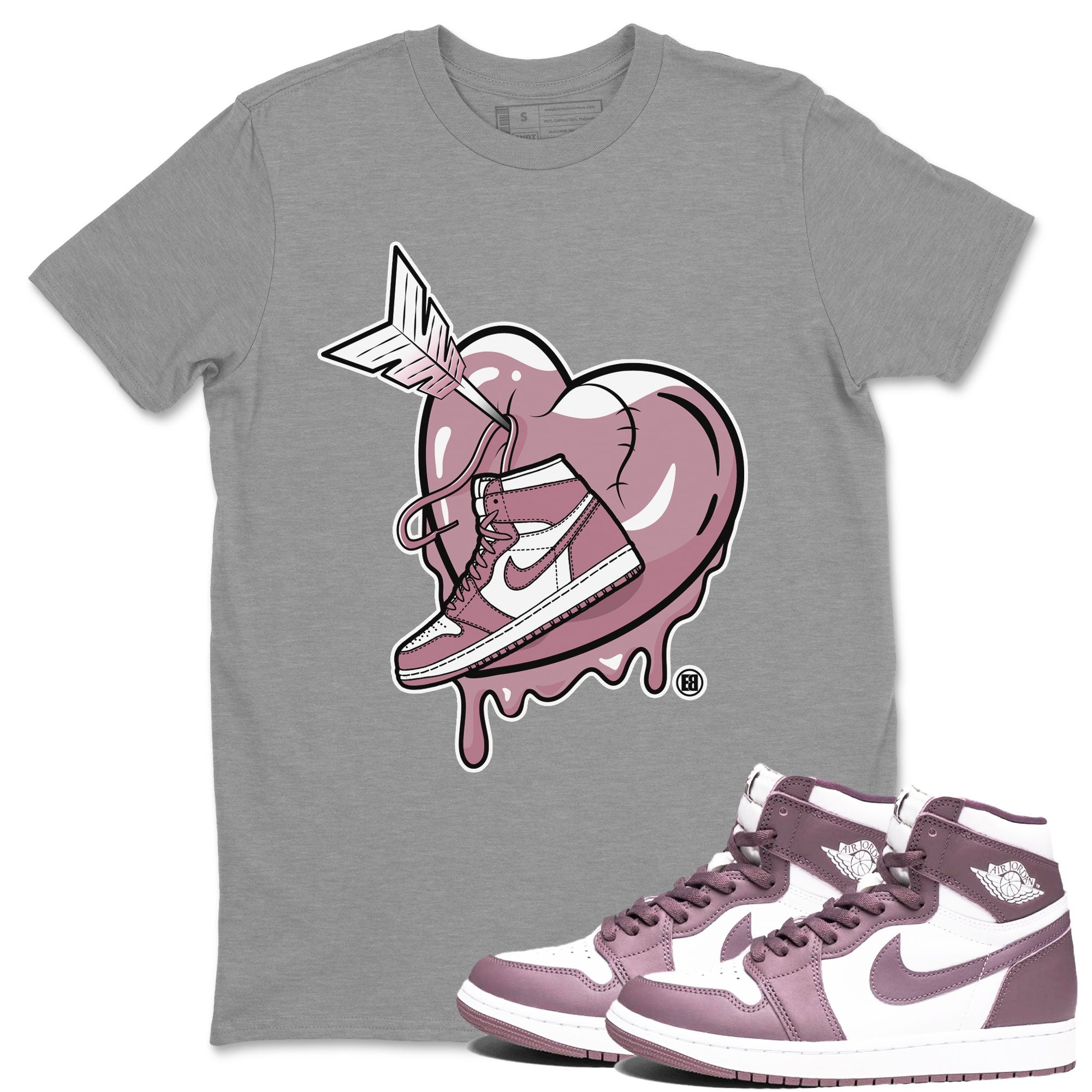 Mad In Love snkmatch Tee - Air Jordan 1 Mauve