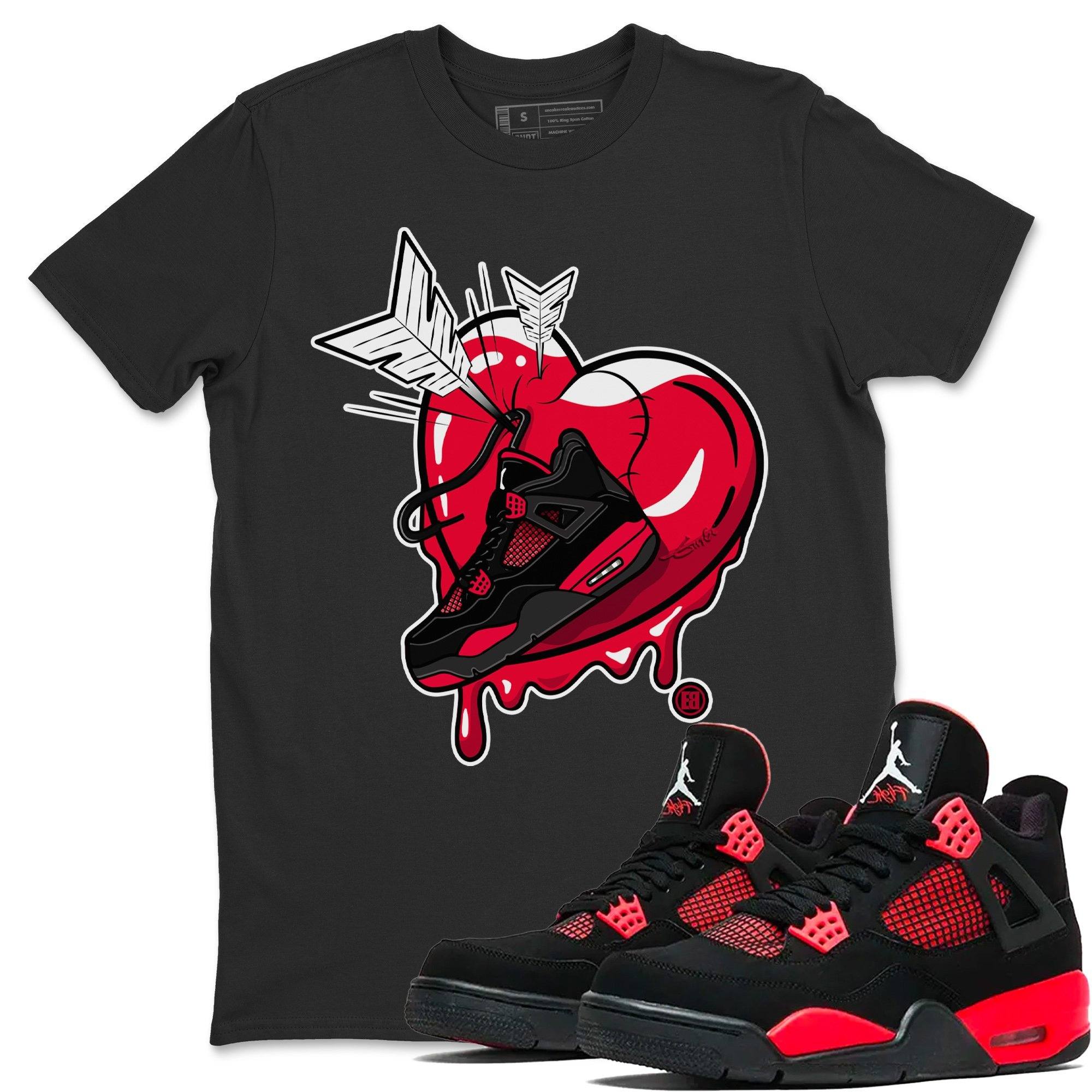 Mad In Love Unisex Tops - Air Jordan 4 Red Thunder