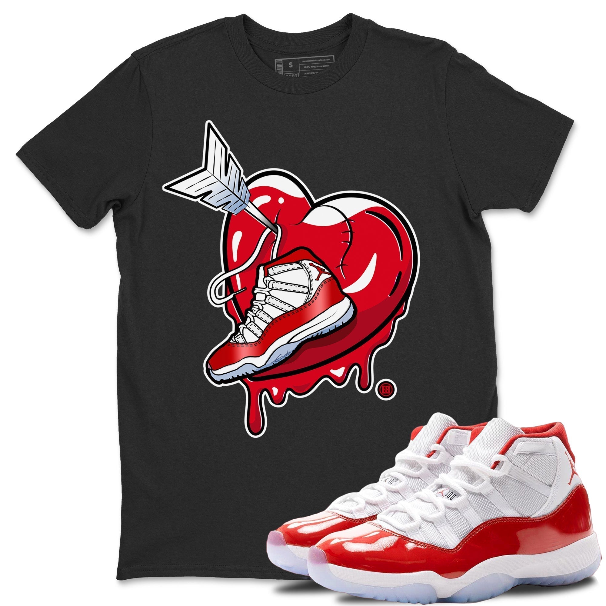 Mad In Love Unisex Tops - Air Jordan 11 Cherry