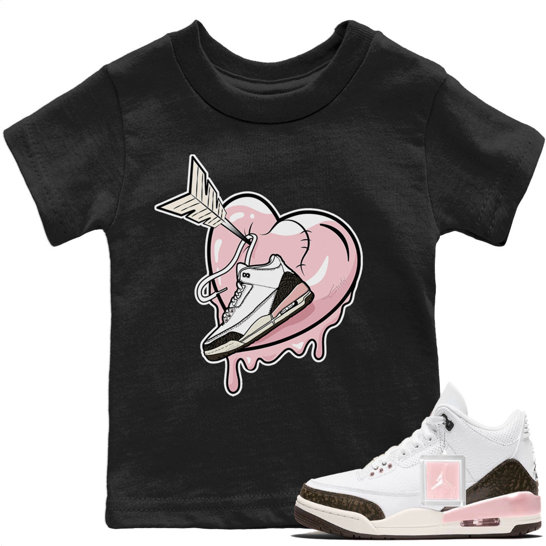 Mad In Love Kids Tops - Air Jordan 3 Atmosphere