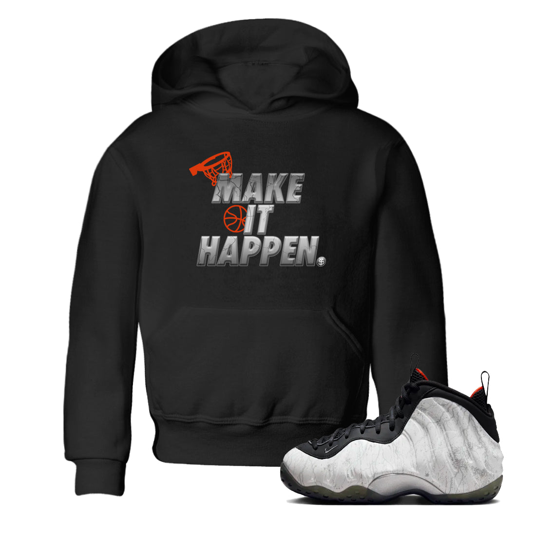 Make It Happen snkmatch Tees Kids - Air Foamposite One Jin