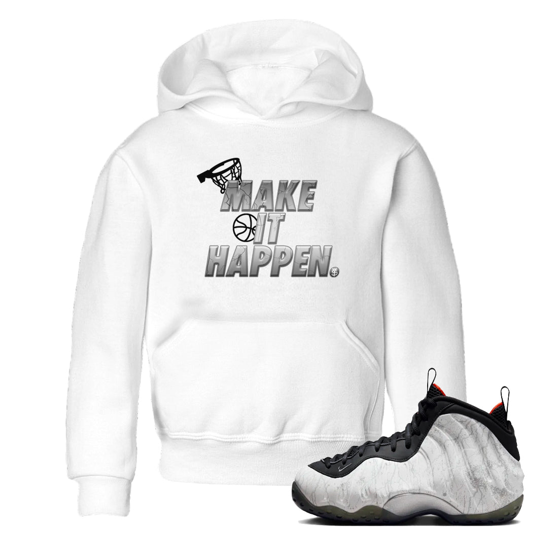 Make It Happen snkmatch Tees Kids - Air Foamposite One Jin