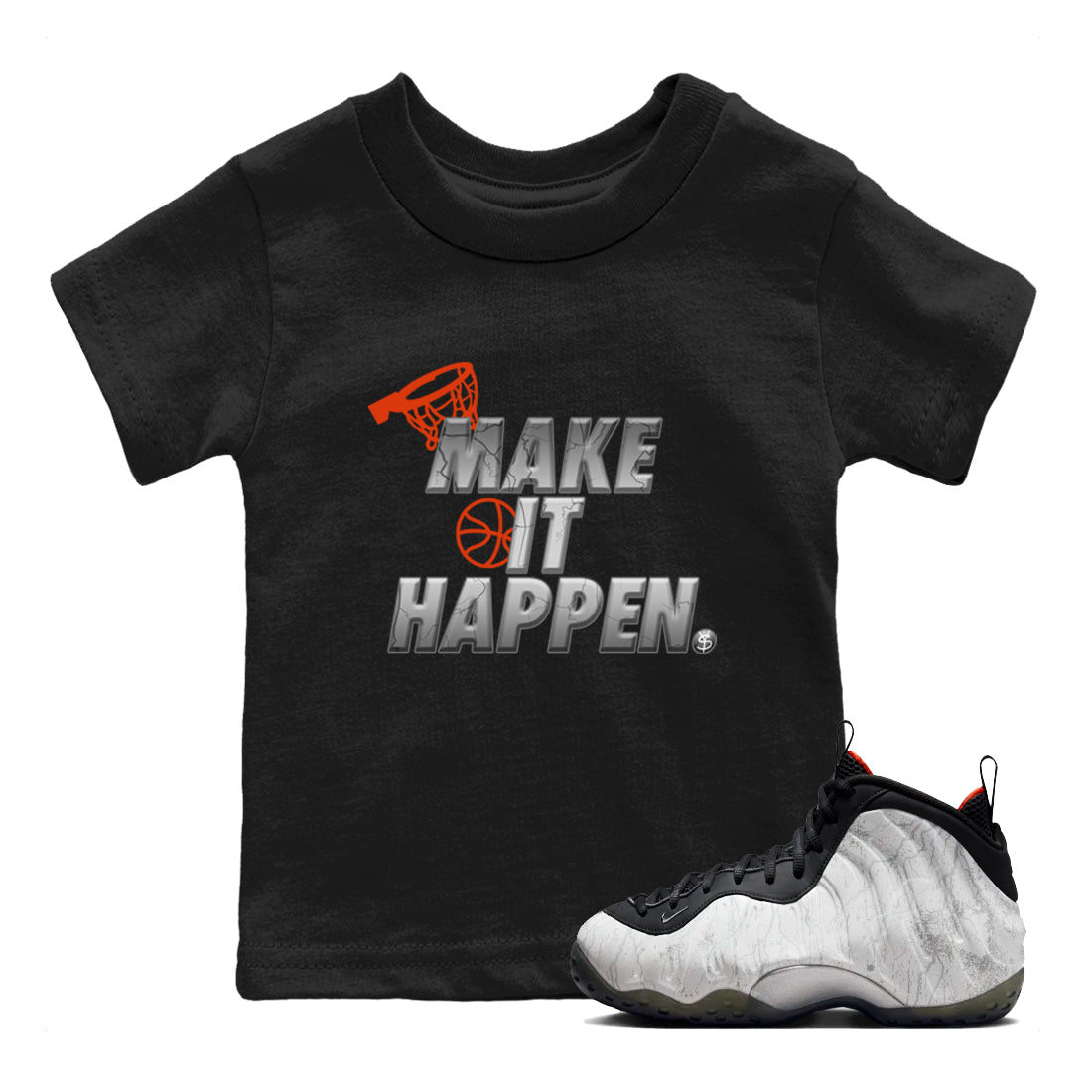 Make It Happen snkmatch Tees Kids - Air Foamposite One Jin