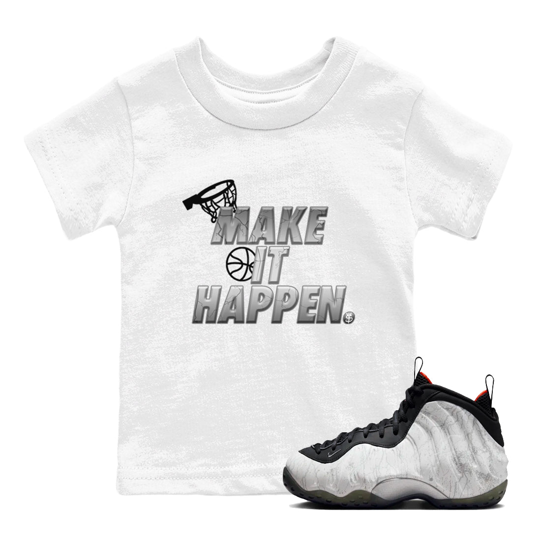 Make It Happen snkmatch Tees Kids - Air Foamposite One Jin