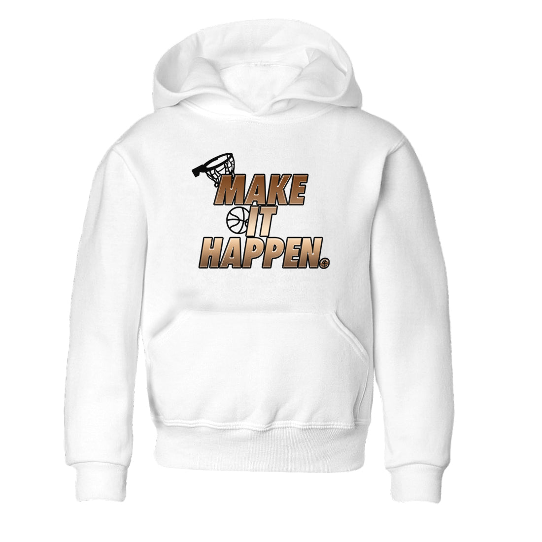 Make It Happen snkmatch Tees Kids - Air Foamposite One Metallic Copper