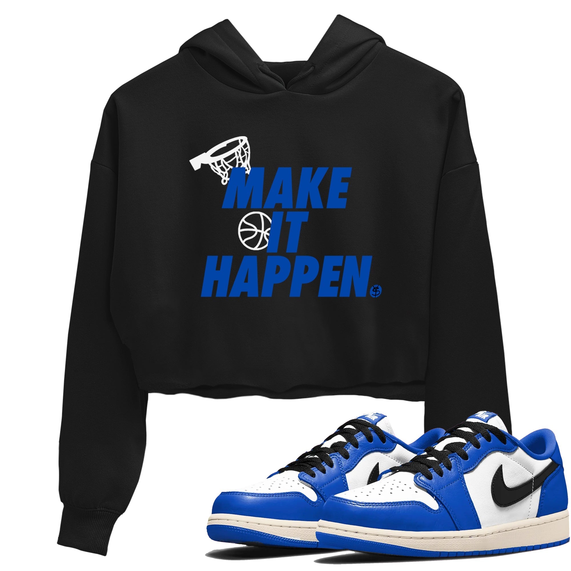 Make It Happen snkmatch Women's Top - Air Jordan 1 Game Royal