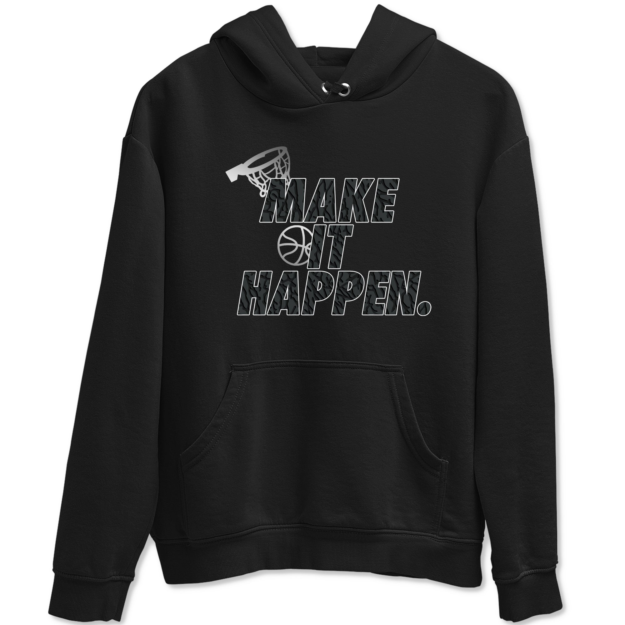 Make It Happen snkmatch Tees - Air Jordan 3 Black Cat