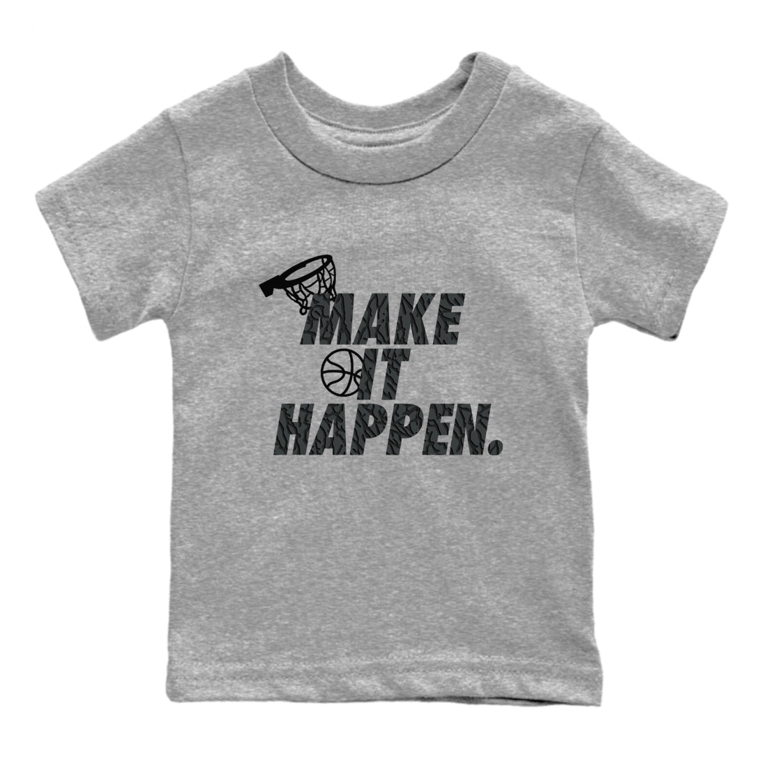 Make It Happen snkmatch Tees Kids - Air Jordan 3 Black Cat