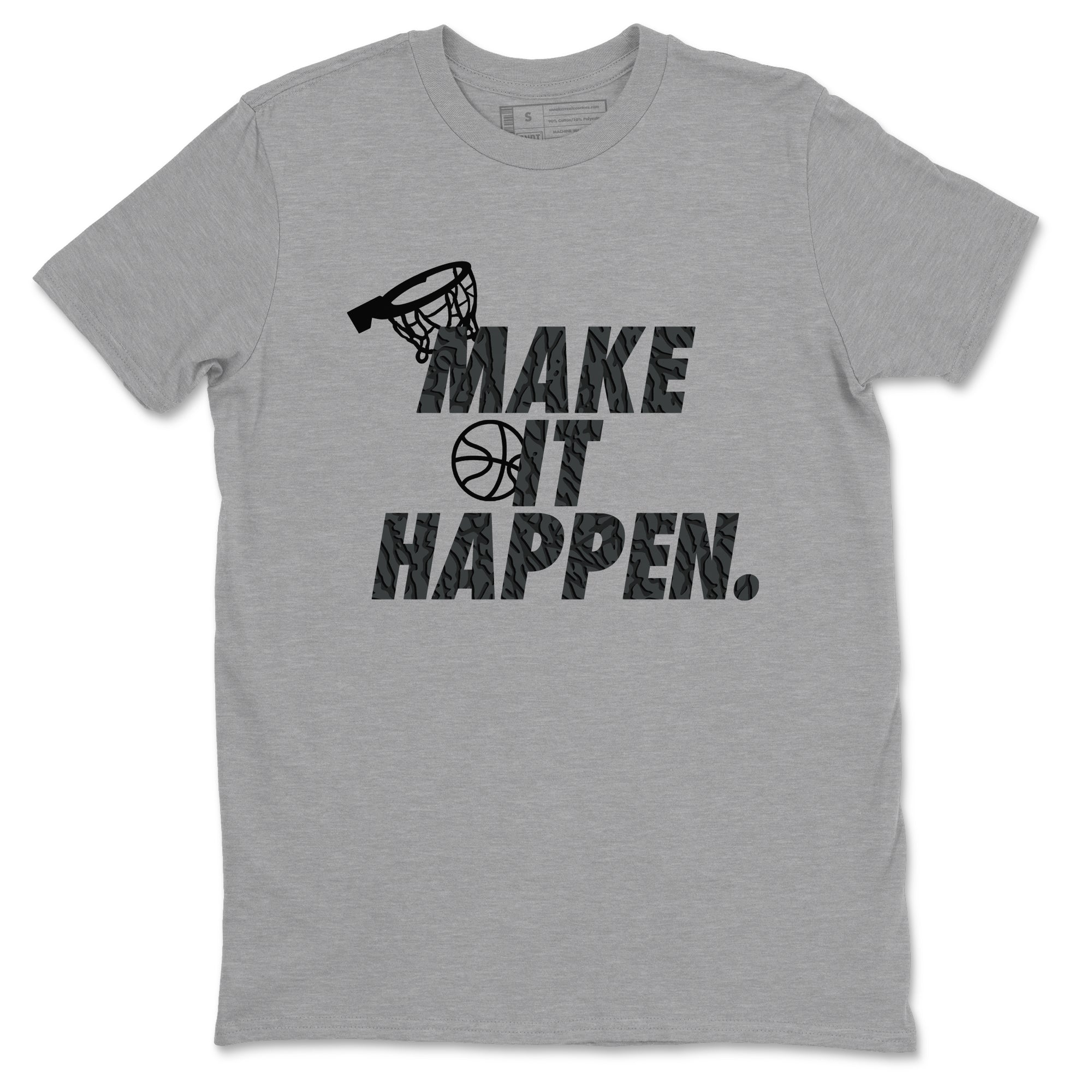 Make It Happen snkmatch Tees - Air Jordan 3 Black Cat