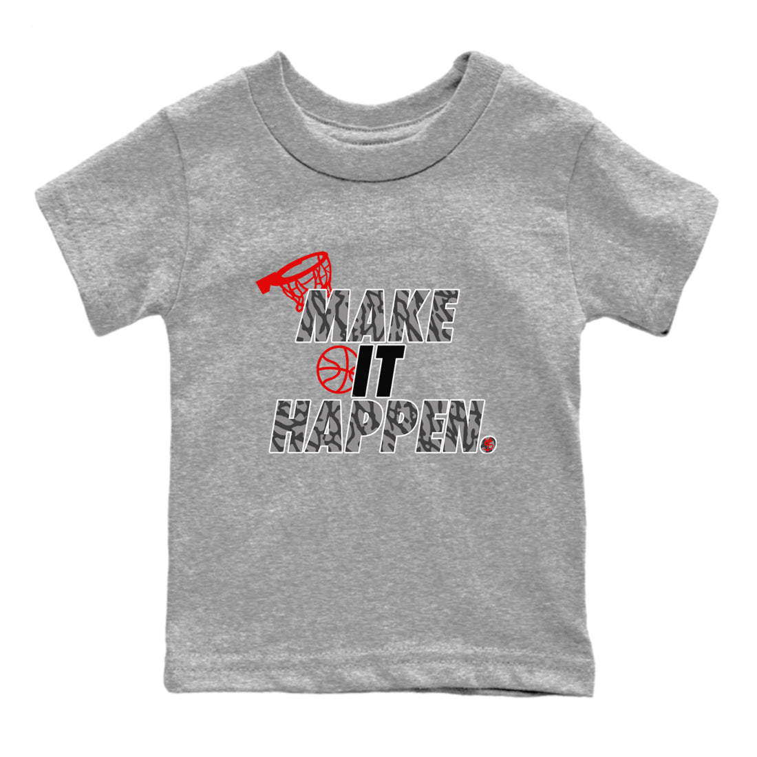 Make It Happen snkmatch Tees Kids - Air Jordan 3 Black Cement