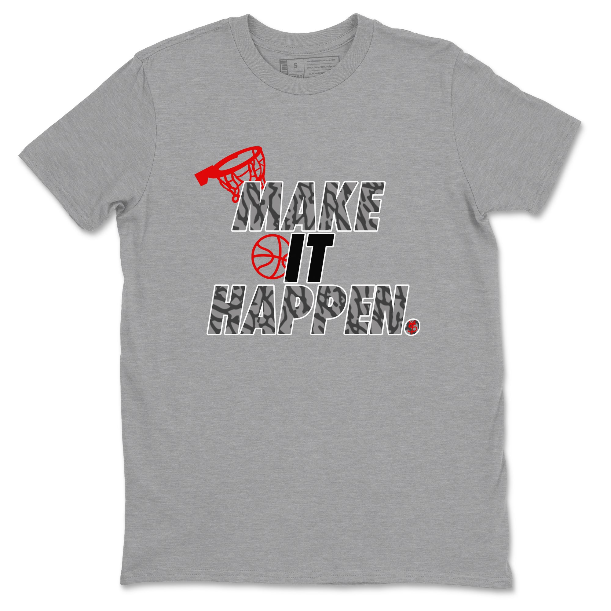 Make It Happen snkmatch Tees - Air Jordan 3 Black Cement