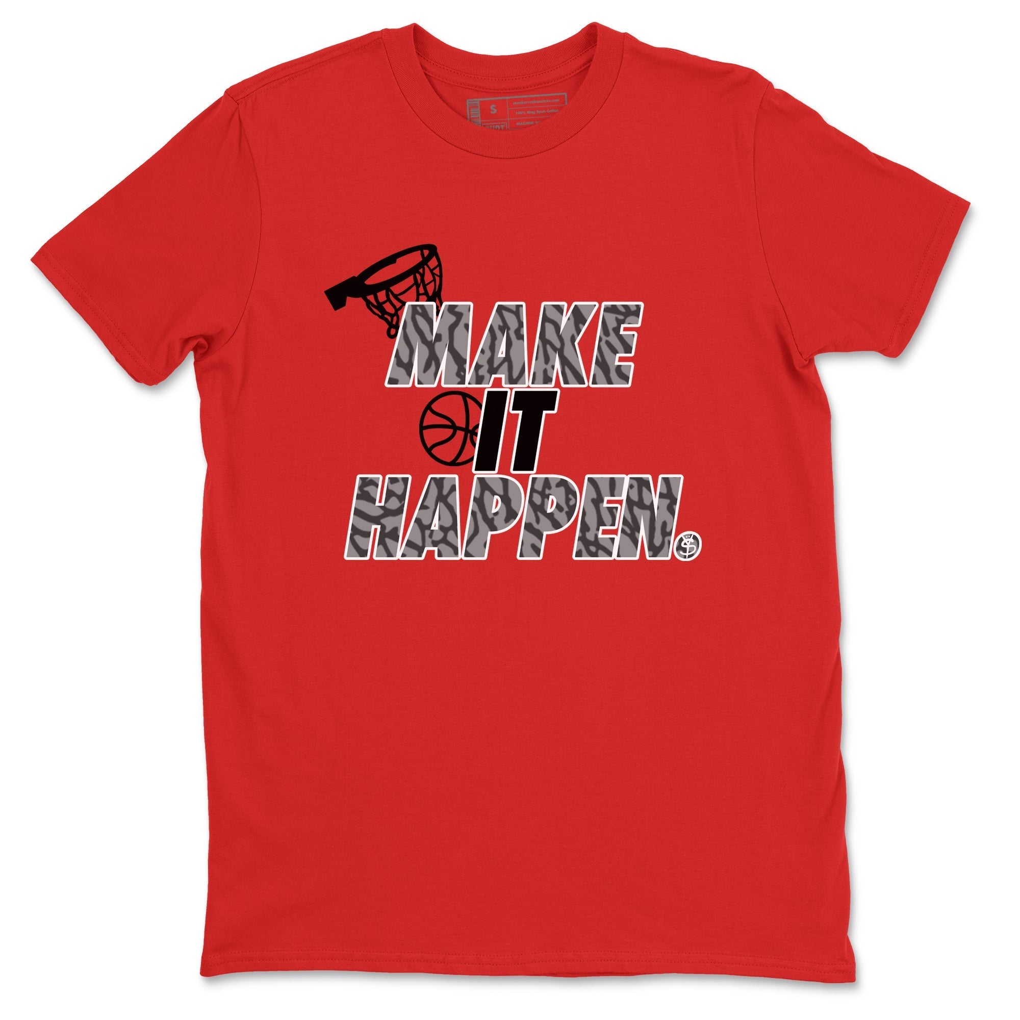 Make It Happen snkmatch Tees - Air Jordan 3 Black Cement