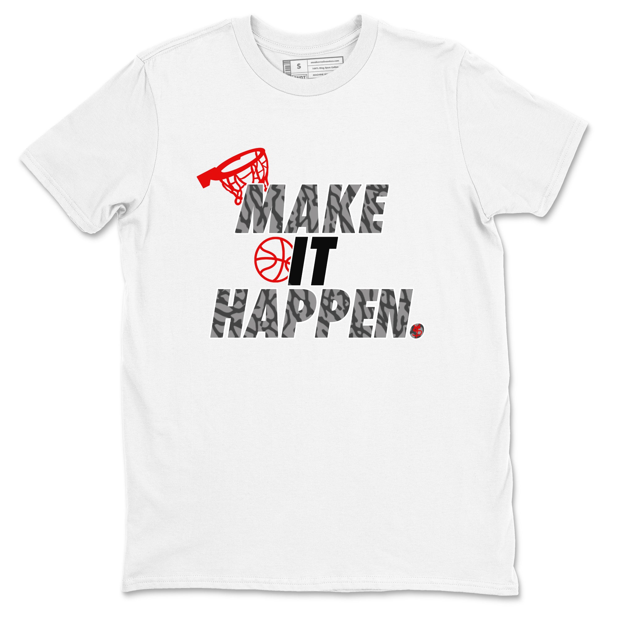 Make It Happen snkmatch Tees - Air Jordan 3 Black Cement