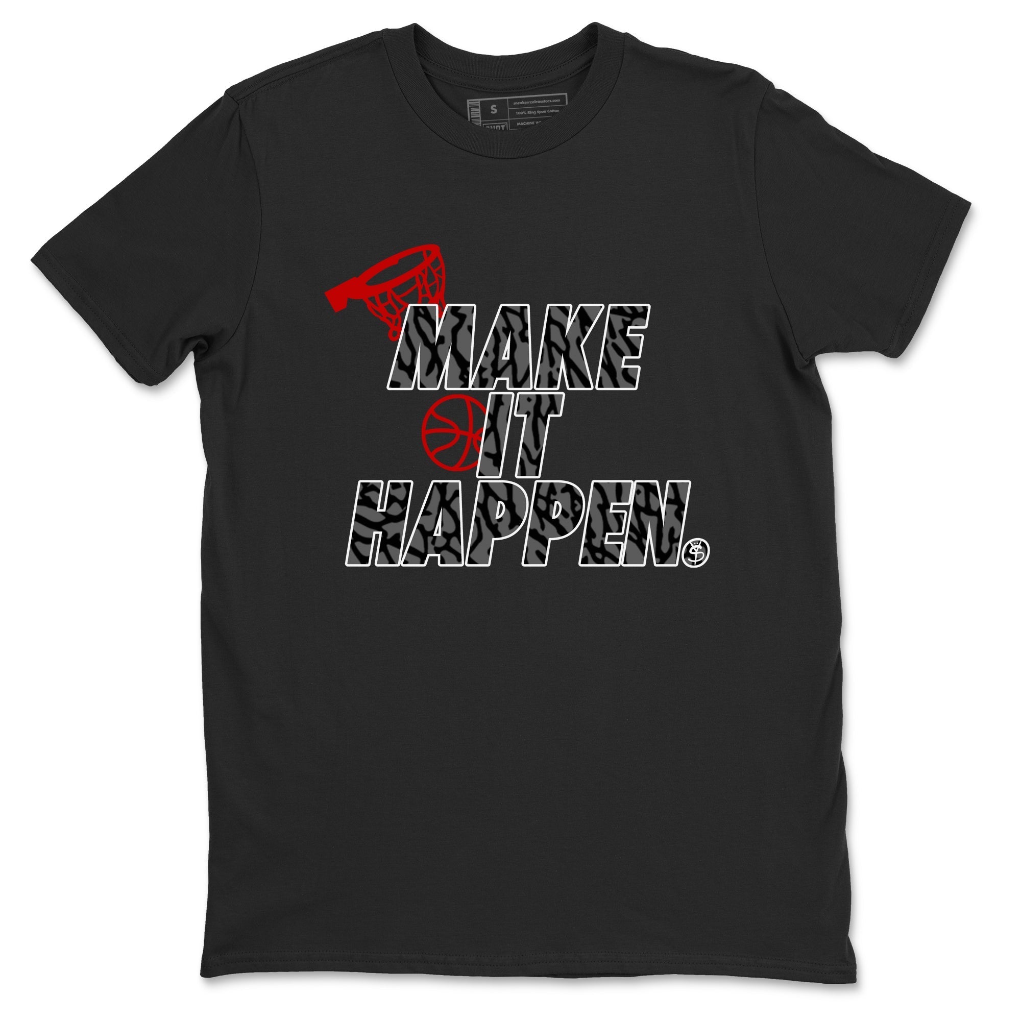 Make It Happen snkmatch Tees - Air Jordan 3 Cement Grey