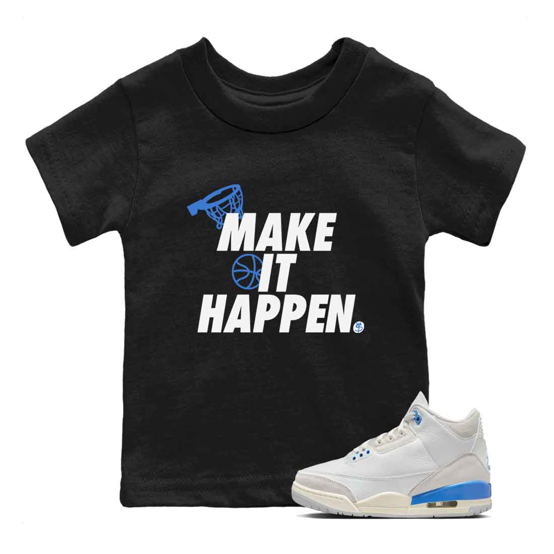 Make It Happen snkmatch Tees Kids - Air Jordan 3 Lucky Shorts