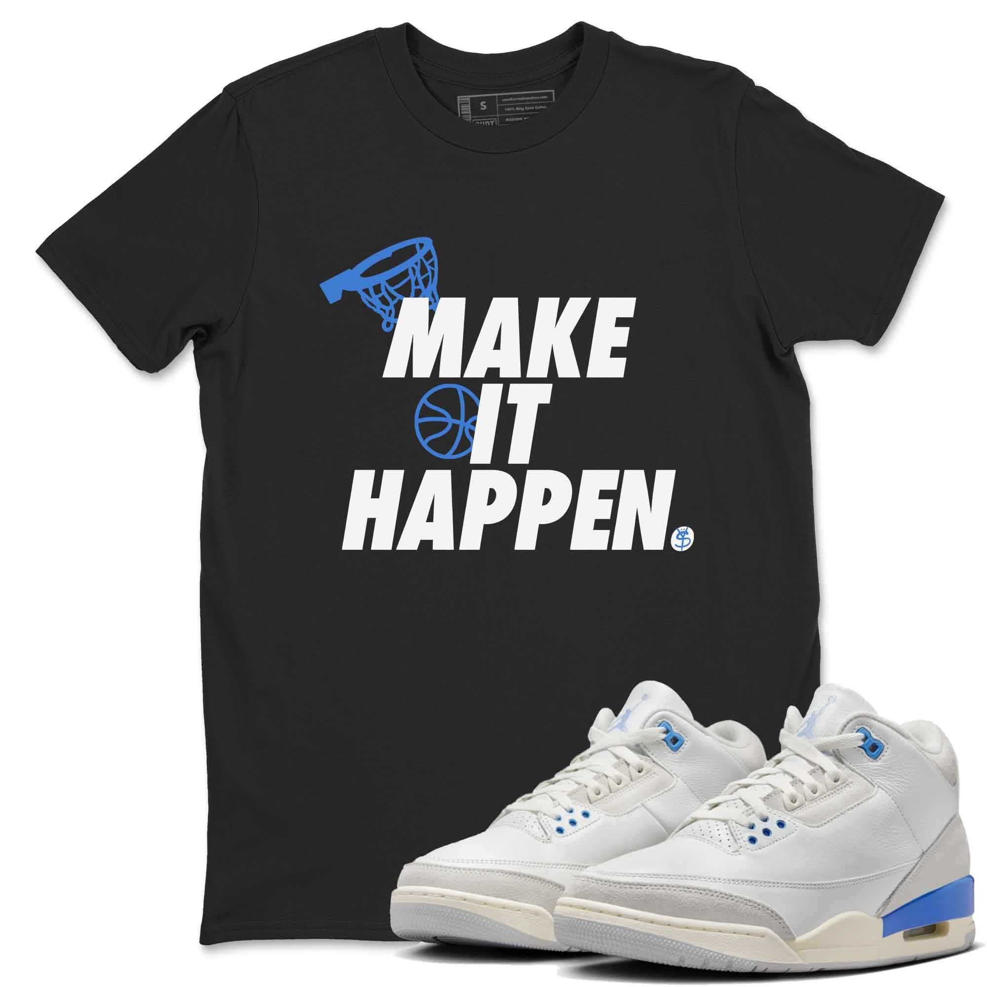 Make It Happen snkmatch Tees - Air Jordan 3 Lucky Shorts